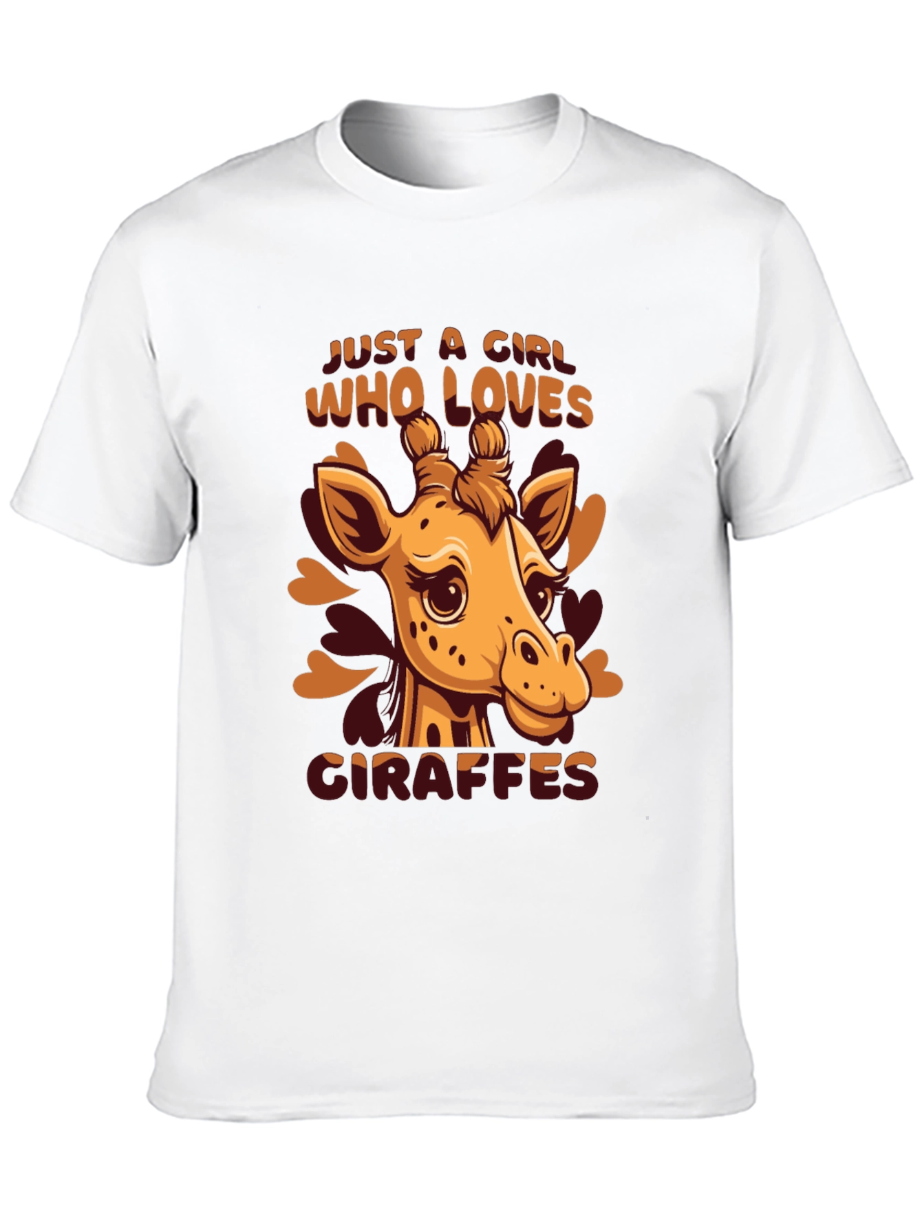 Giraffe Lover T-Shirt - Cute Animal Graphic Tee