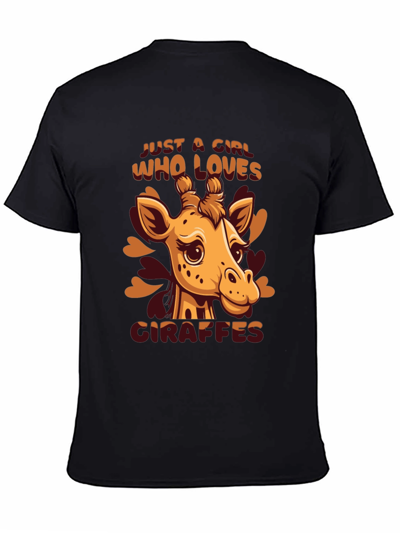 Giraffe Lover T-Shirt - Cute Animal Graphic Tee