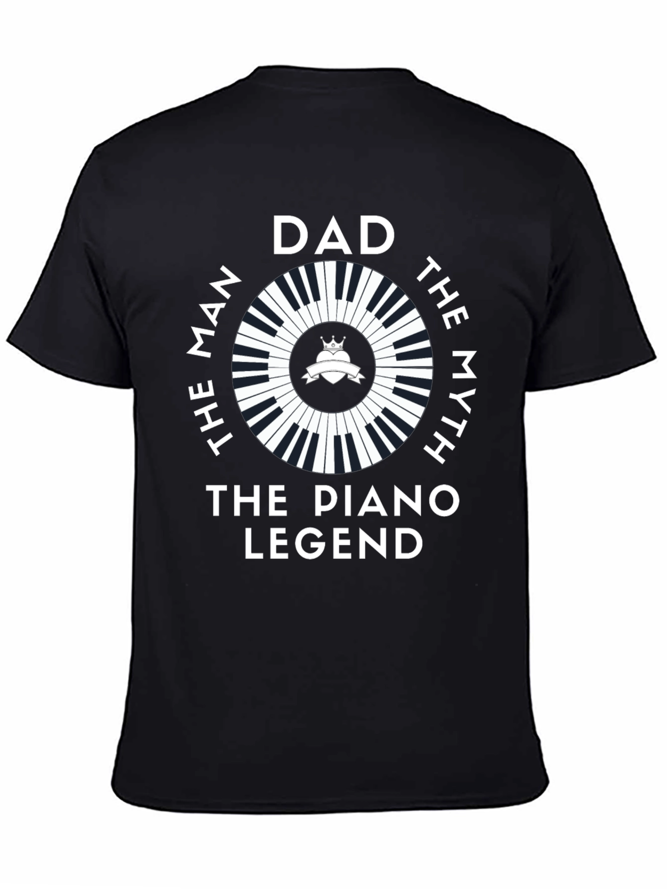 Dad The Piano Legend Graphic T-Shirt