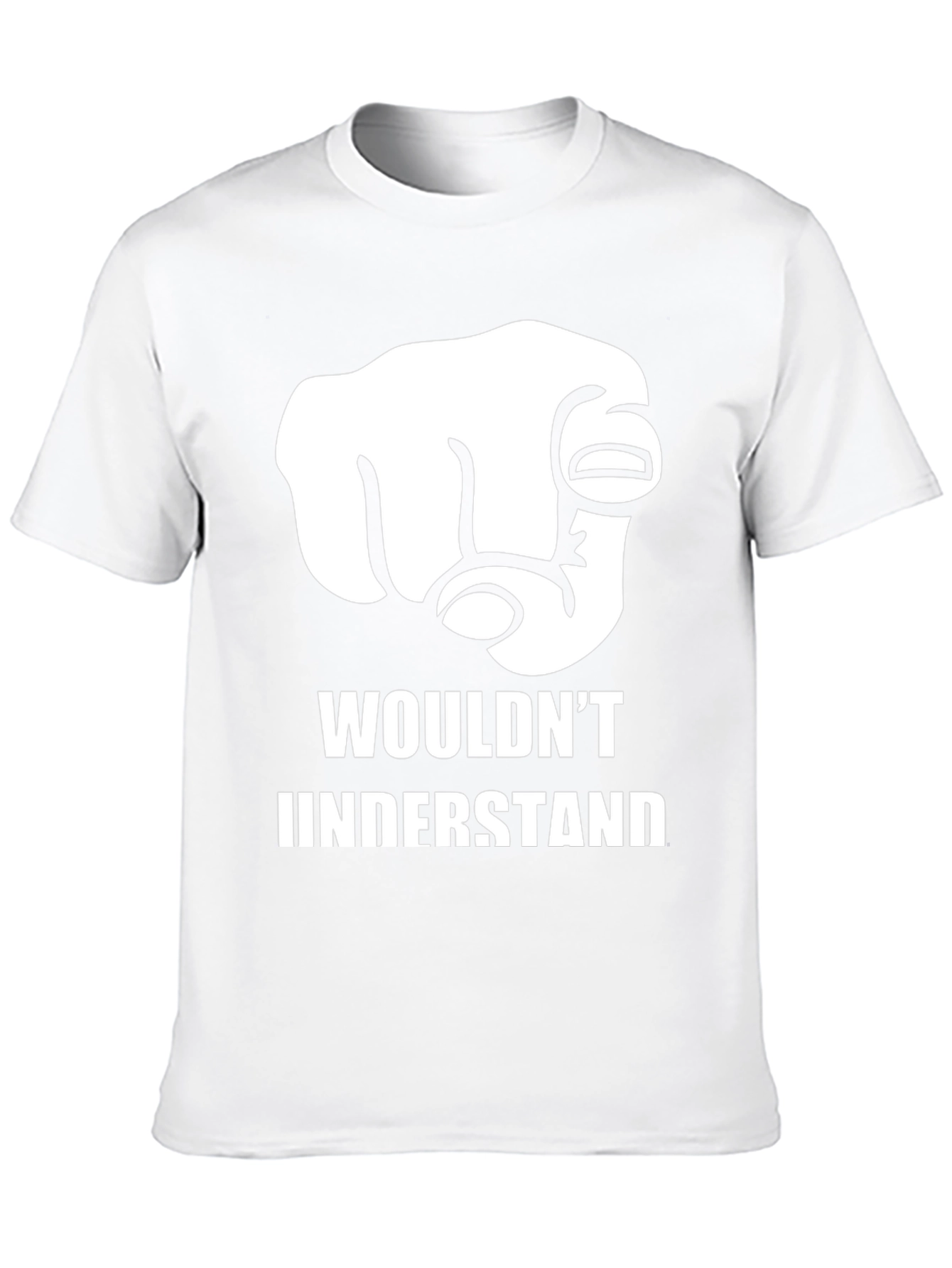 Wouldnt Understand Pointing Hand Graphic T-Shirt