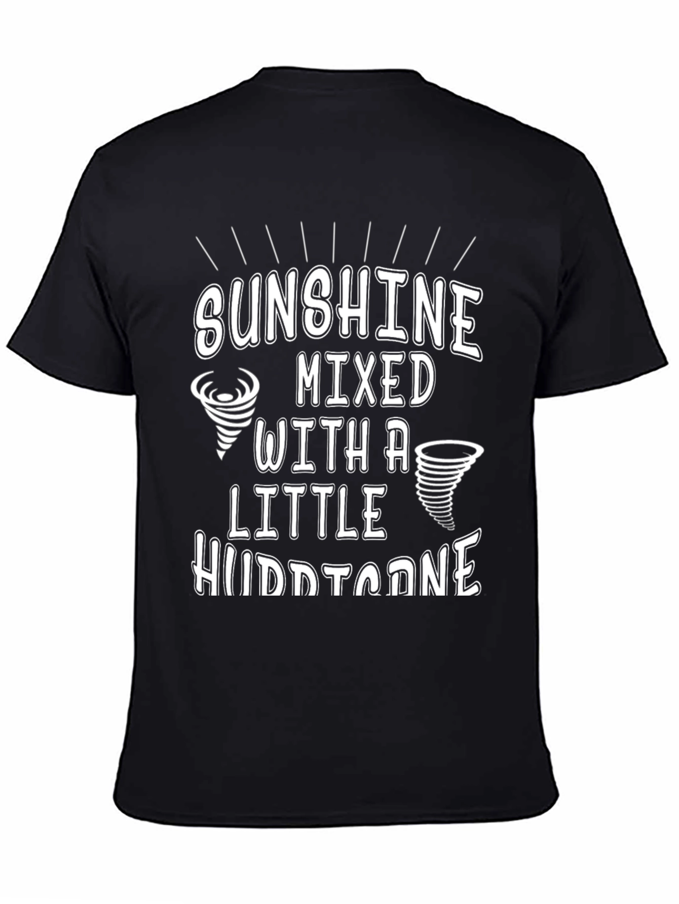 Sunshine & Hurricane Graphic Tee - Black