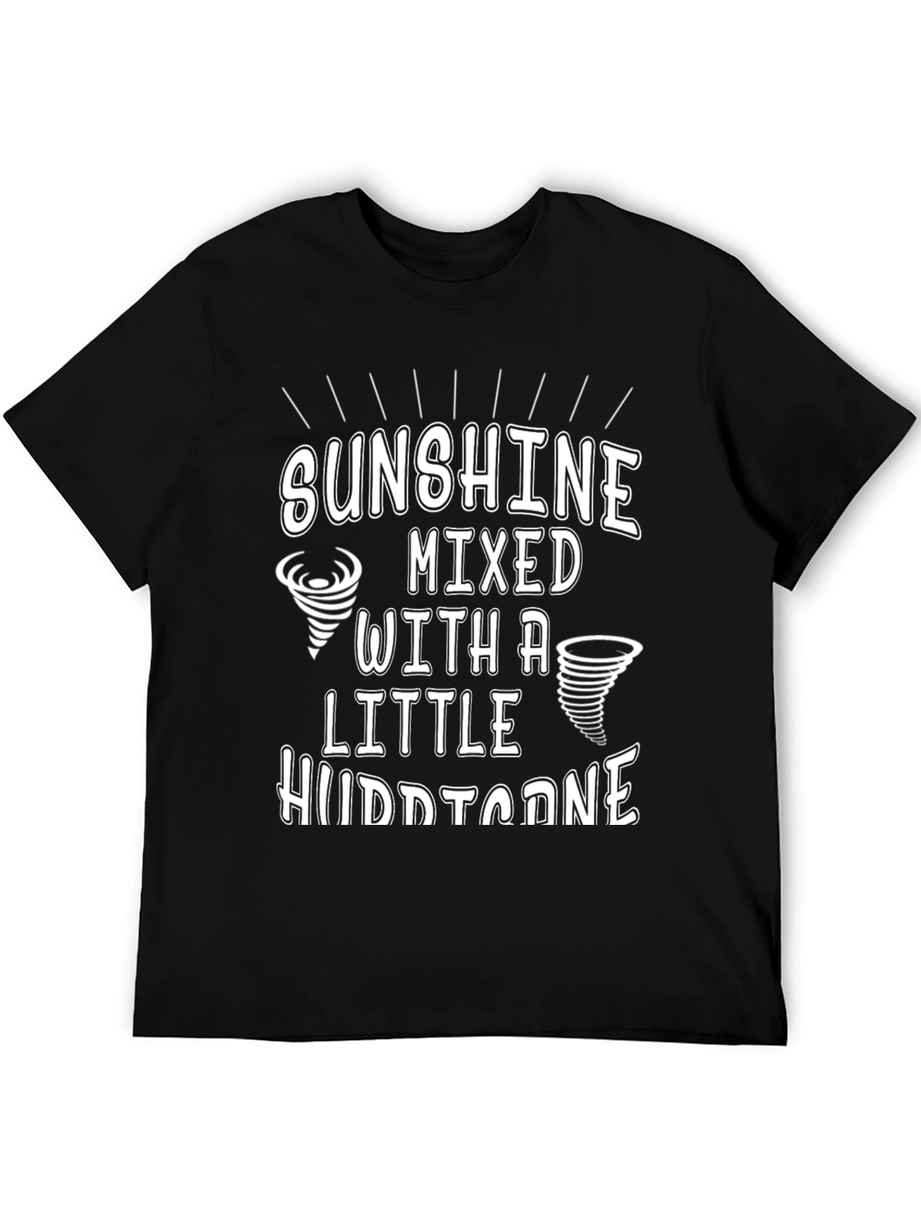 Sunshine & Hurricane Graphic Tee - Black