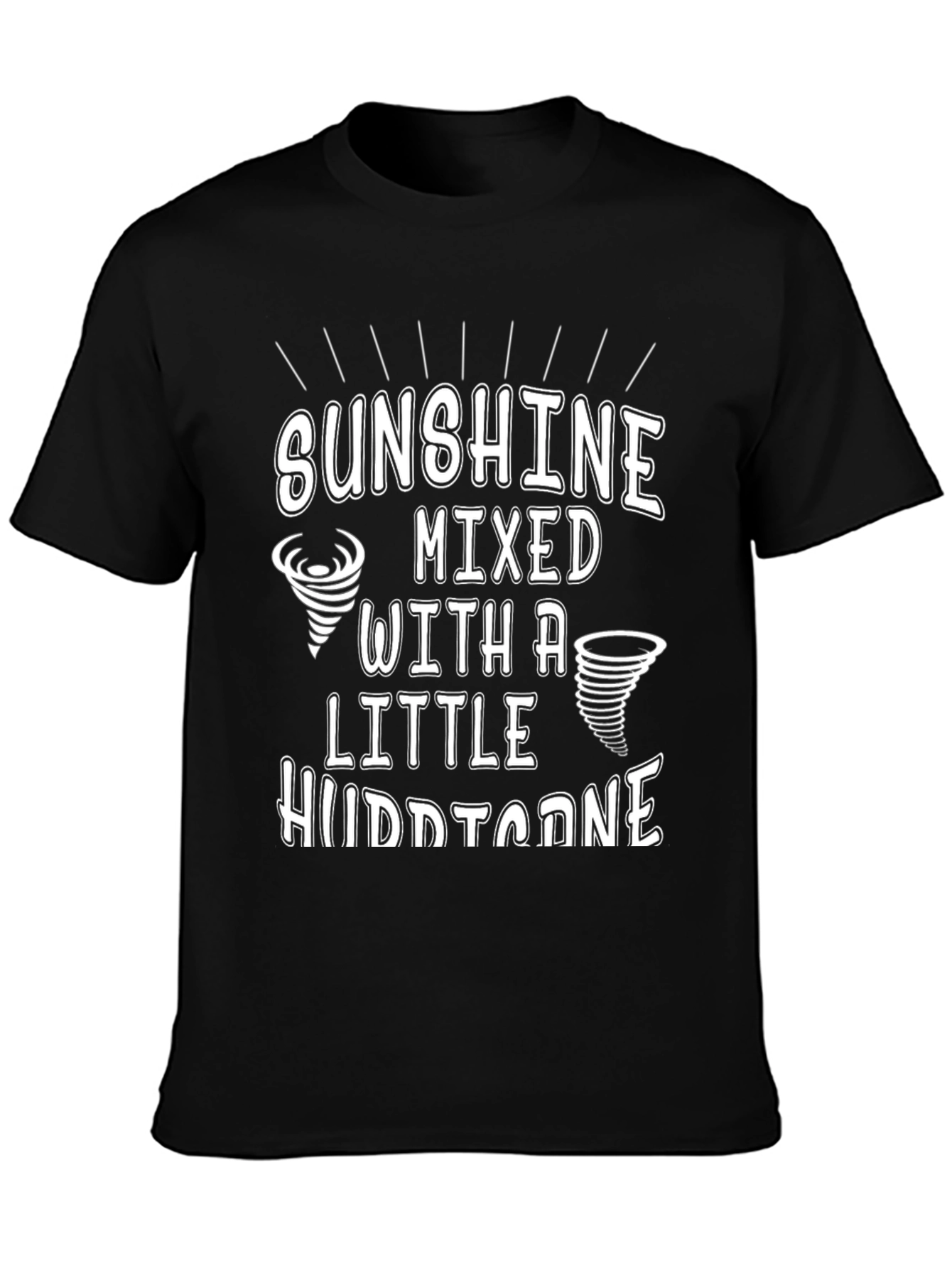 Sunshine & Hurricane Graphic Tee - Black
