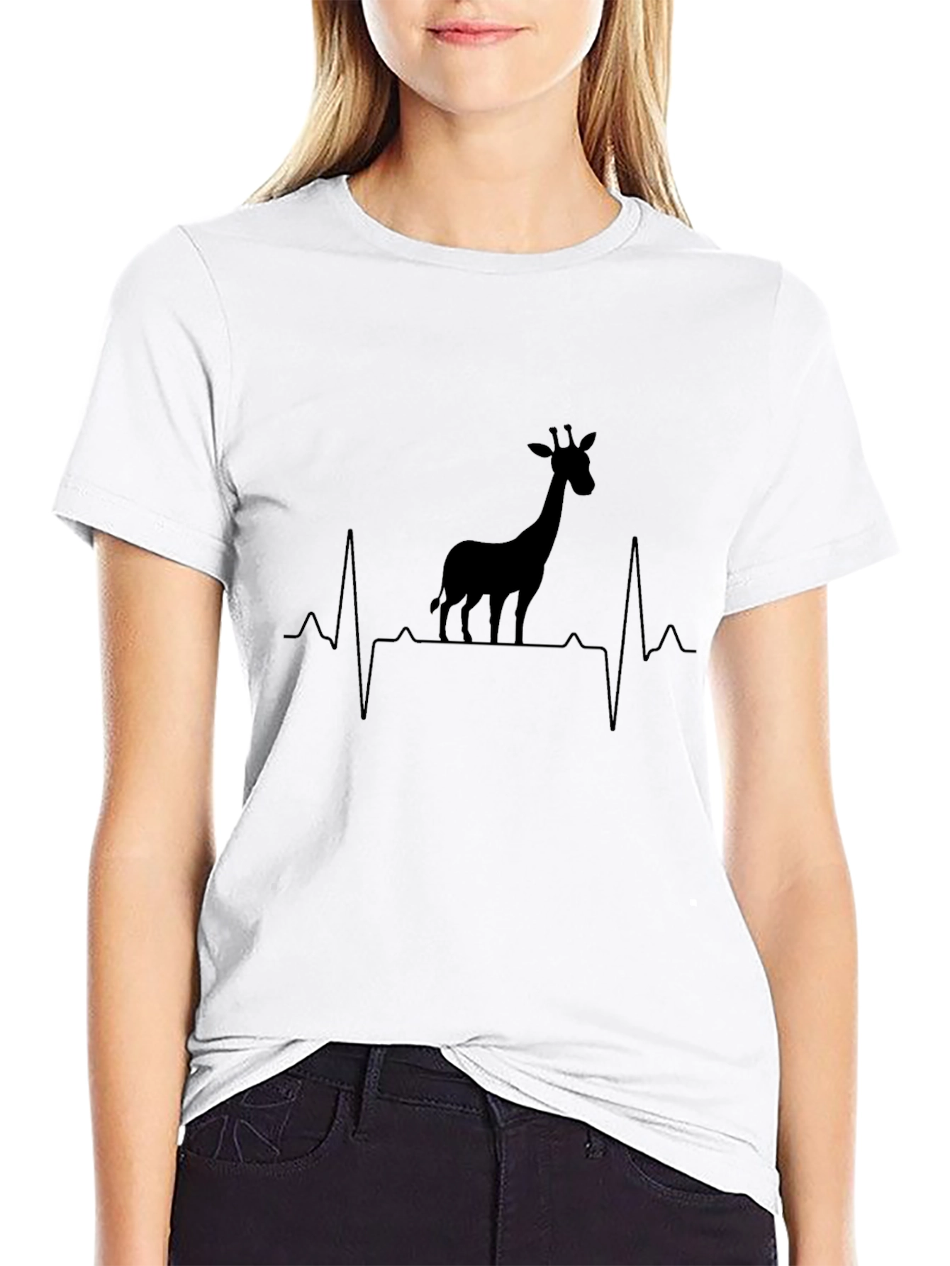 Giraffe Heartbeat T-Shirt