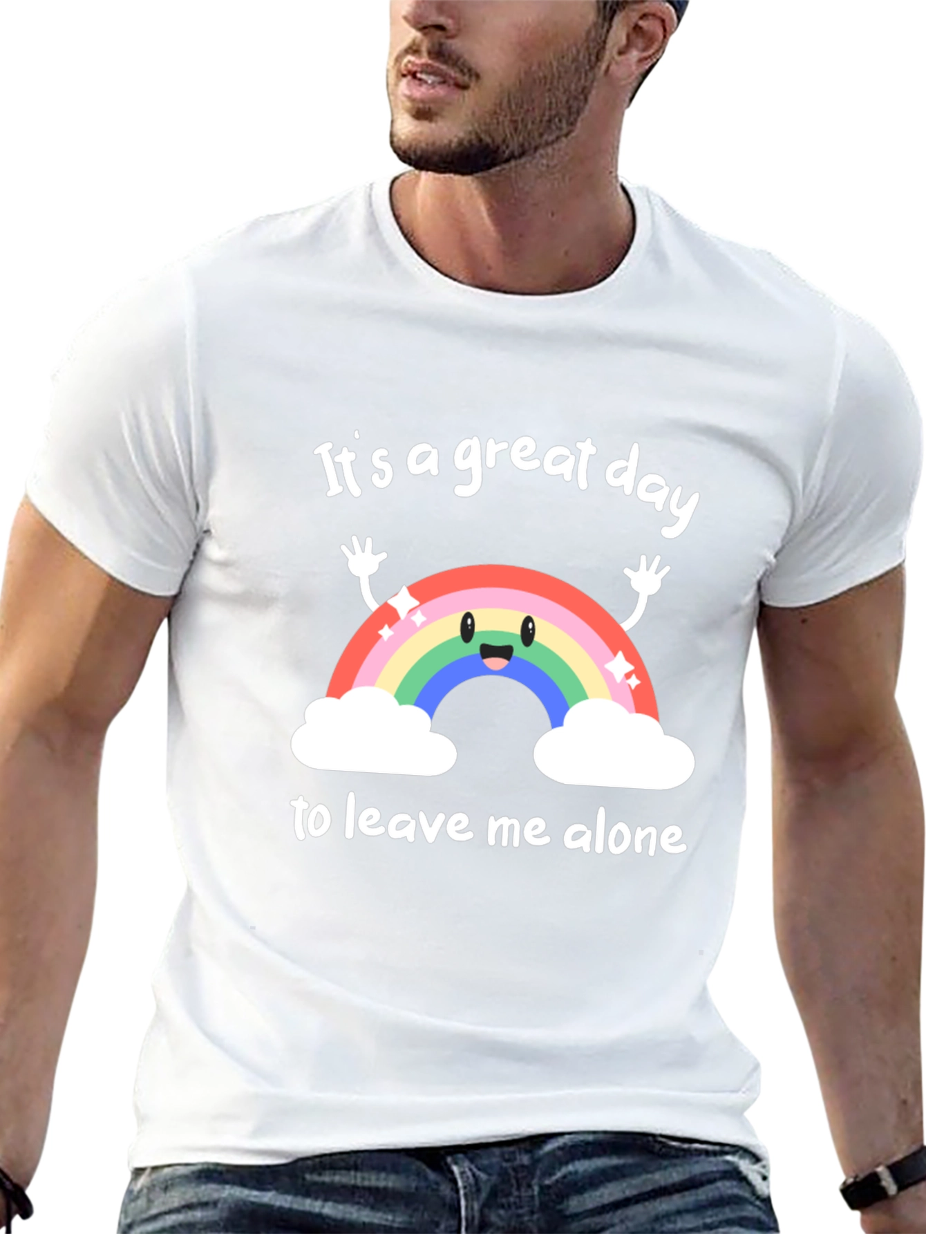 Great Day Leave Me Alone Graphic T-Shirt