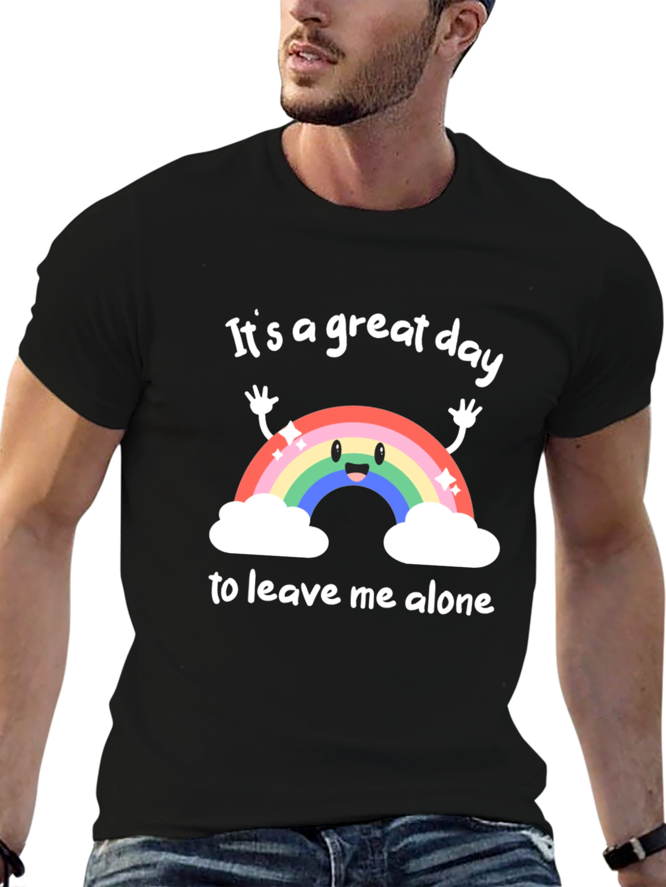 Great Day Leave Me Alone Graphic T-Shirt