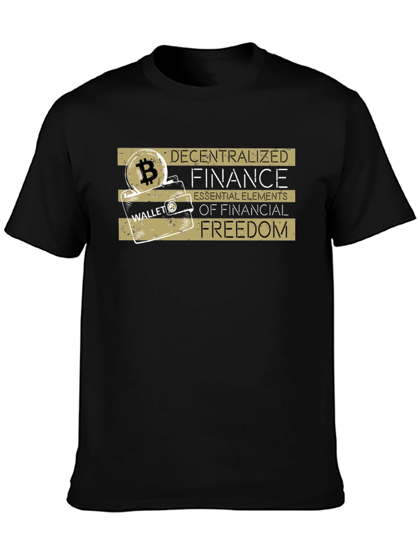 Decentralized Finance Bitcoin Wallet T-Shirt