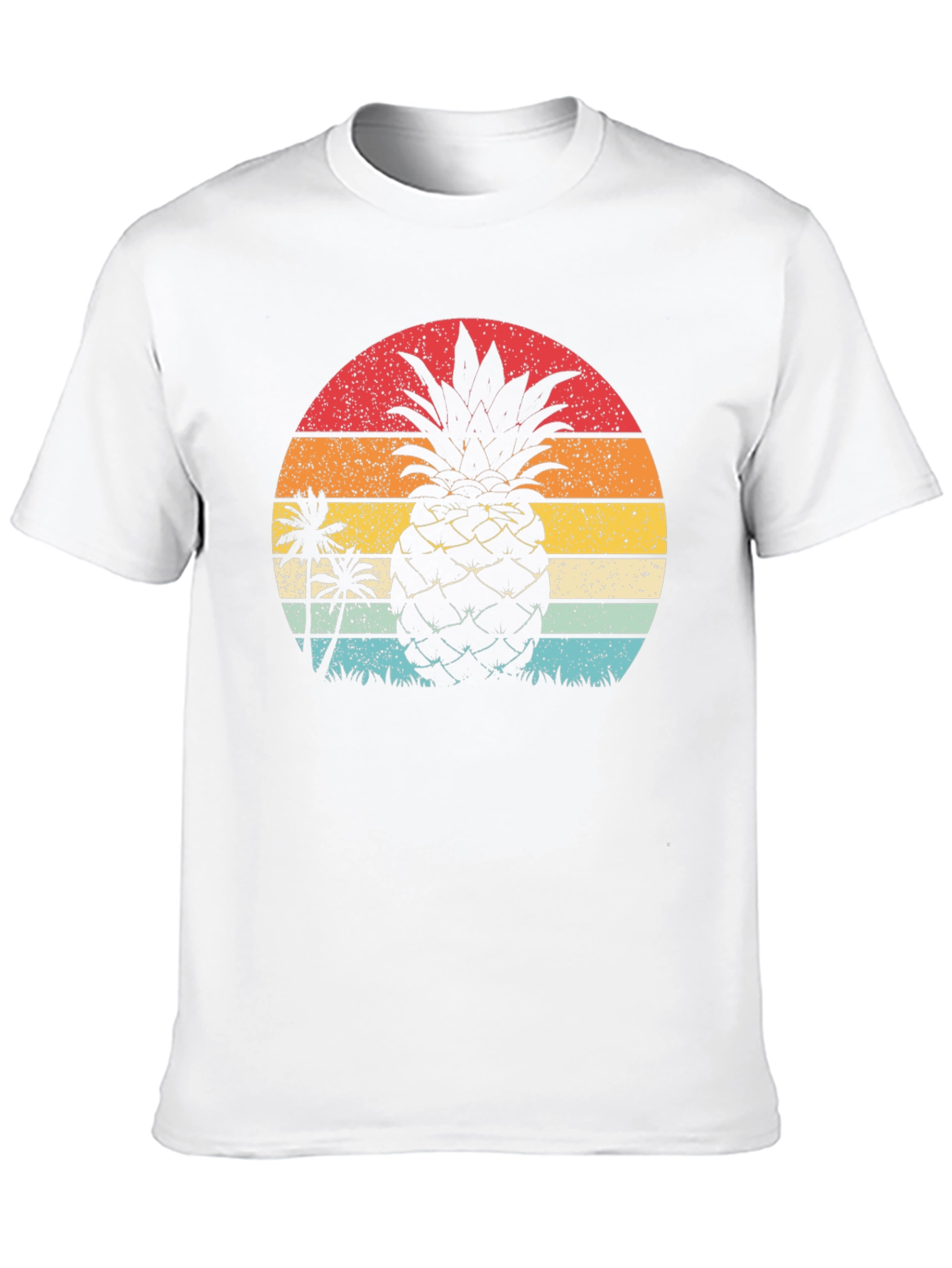 Retro Pineapple Sunset T-Shirt