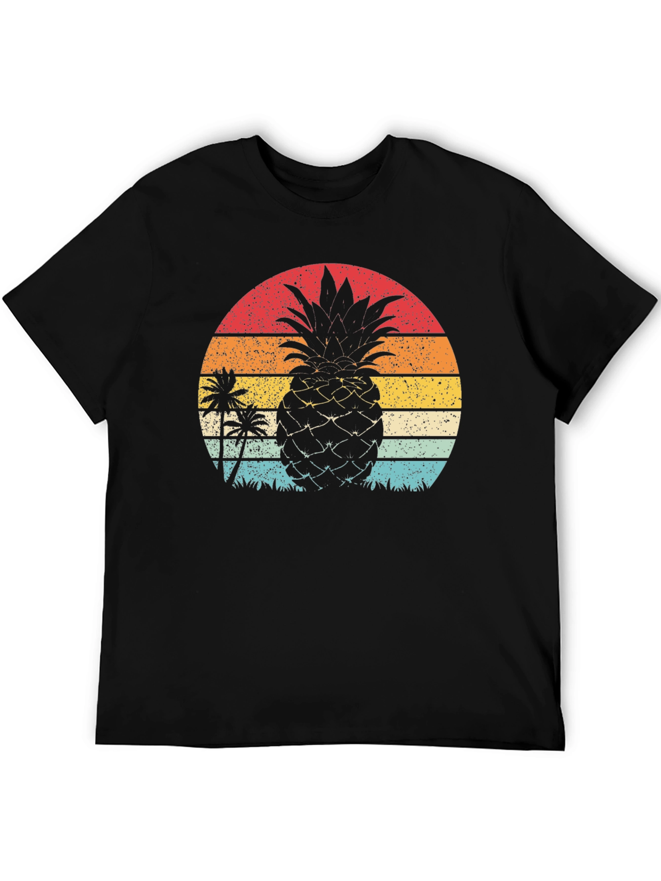 Retro Pineapple Sunset T-Shirt