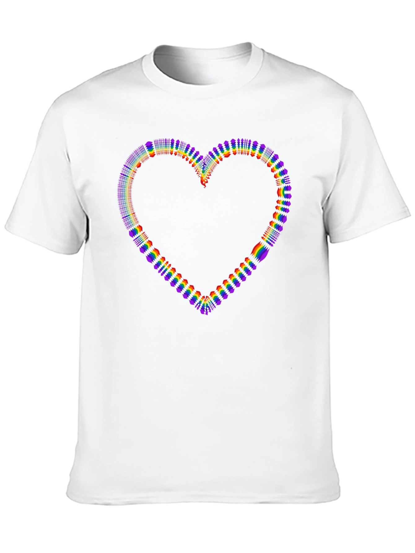 Rainbow Heart Graphic Tee - Pride Edition