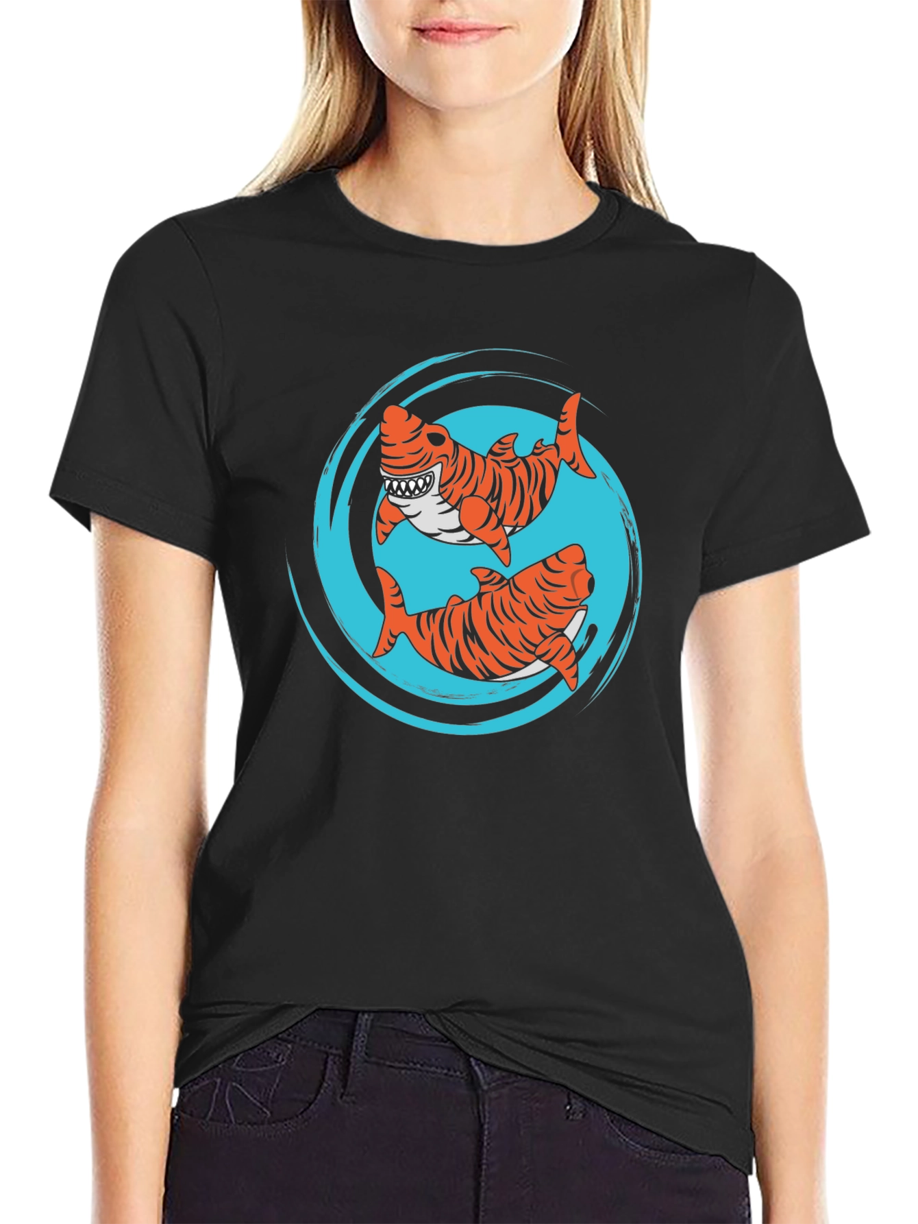 Tiger Shark T-Shirt - Cool Graphic Tee