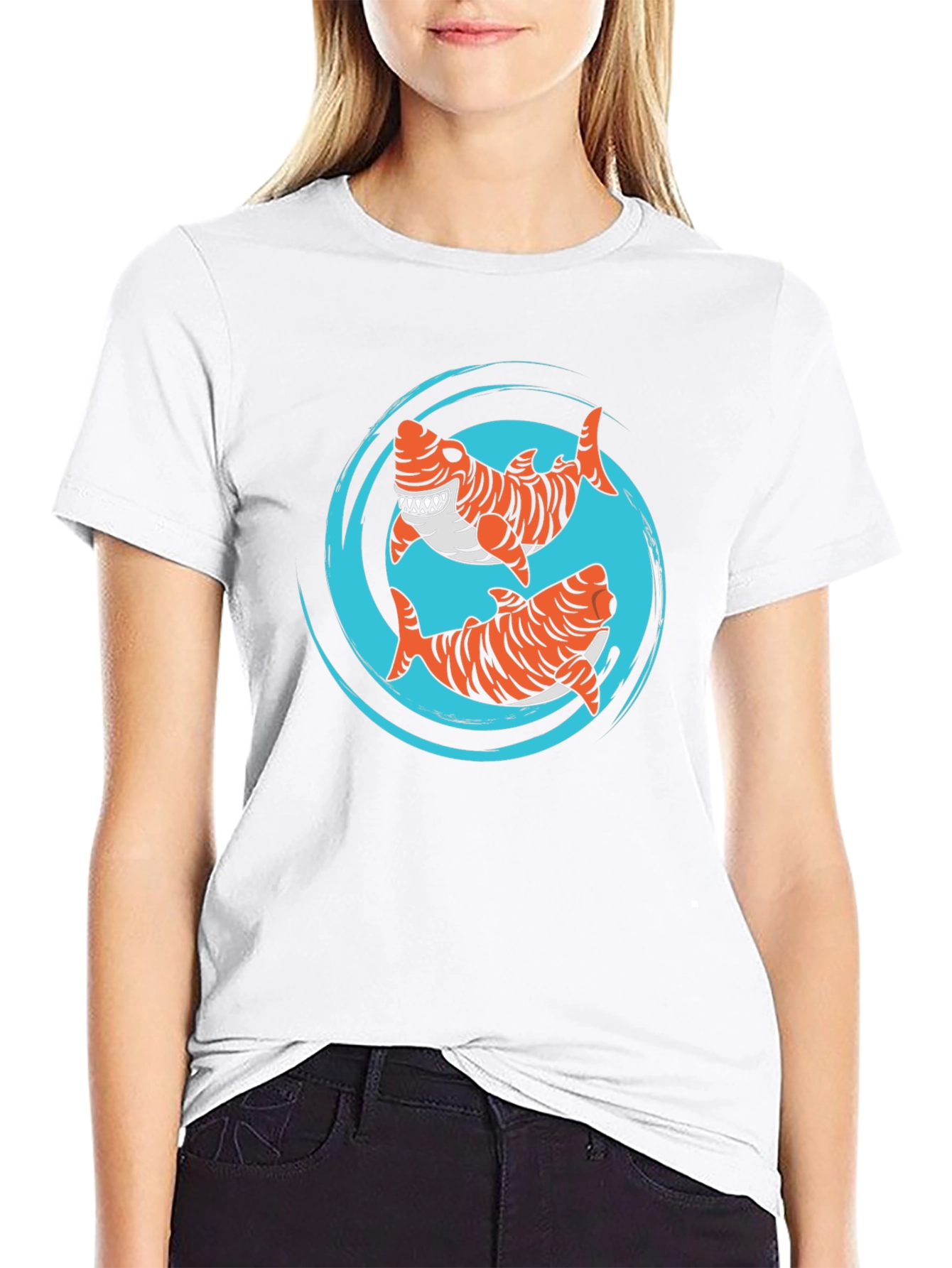 Tiger Shark T-Shirt - Cool Graphic Tee