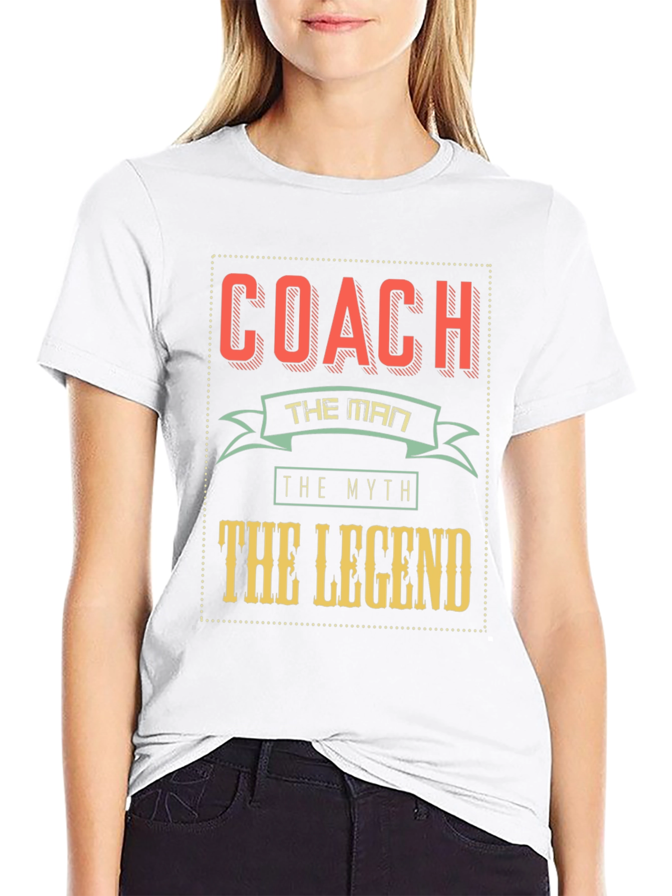 Coach the Man Myth Legend Graphic T-Shirt