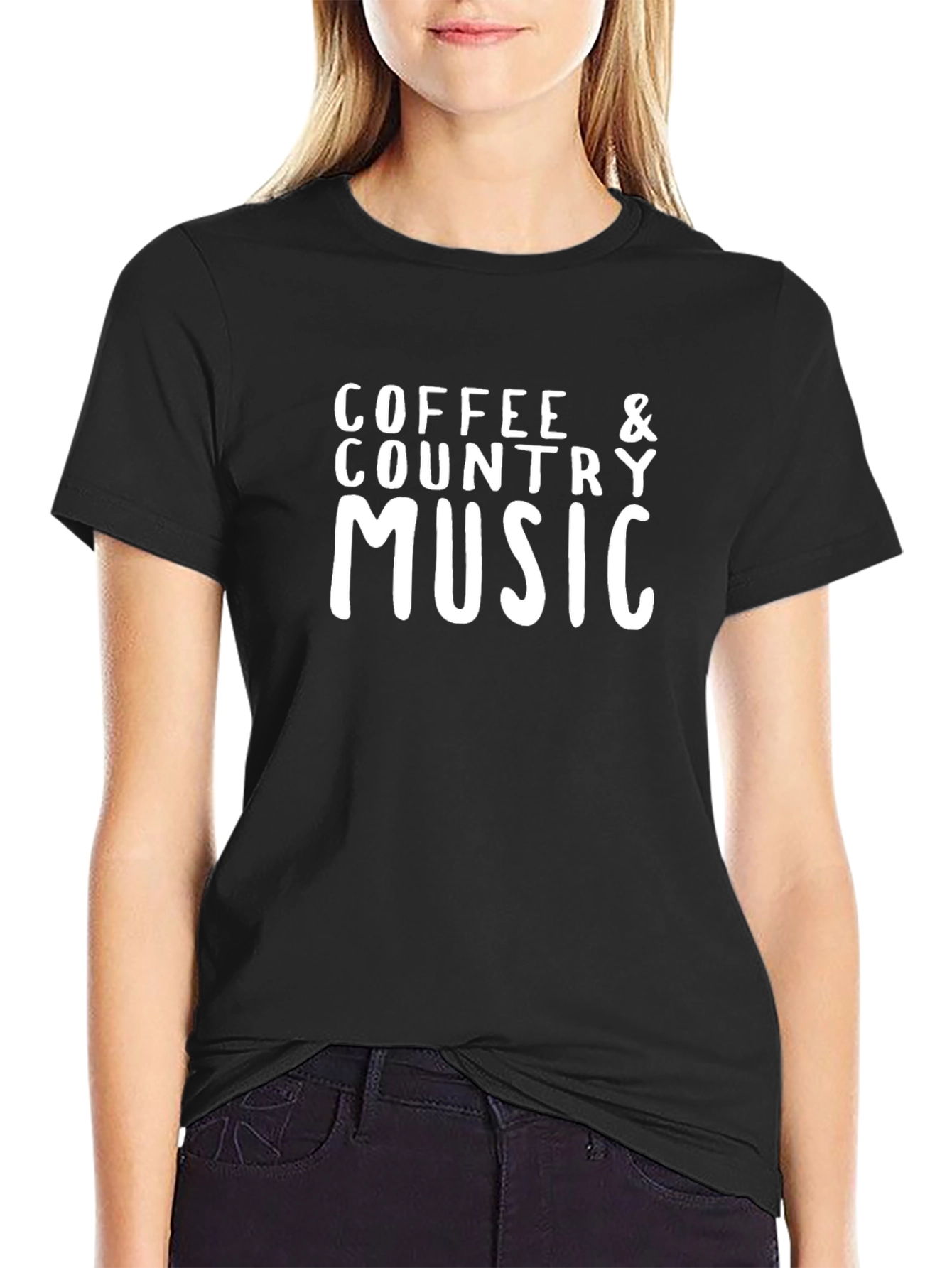 Coffee & Country Music Graphic Tee