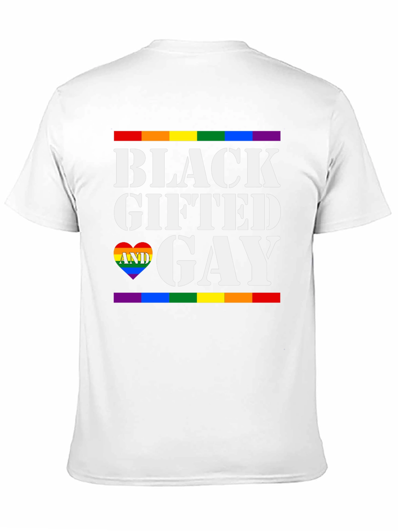 Black Gifted & Gay Pride T-Shirt