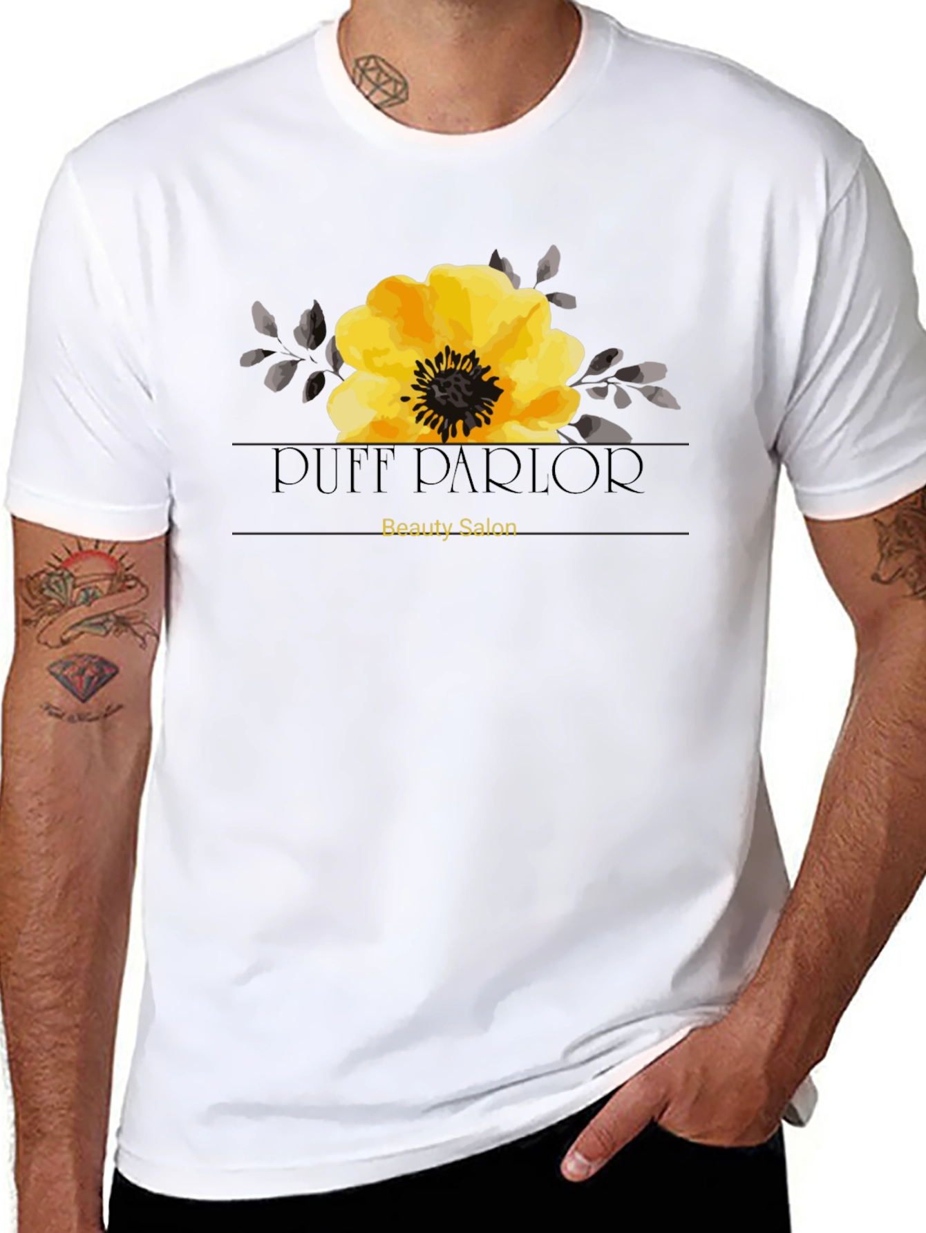 Puff Parlor Beauty Salon Graphic T-Shirt