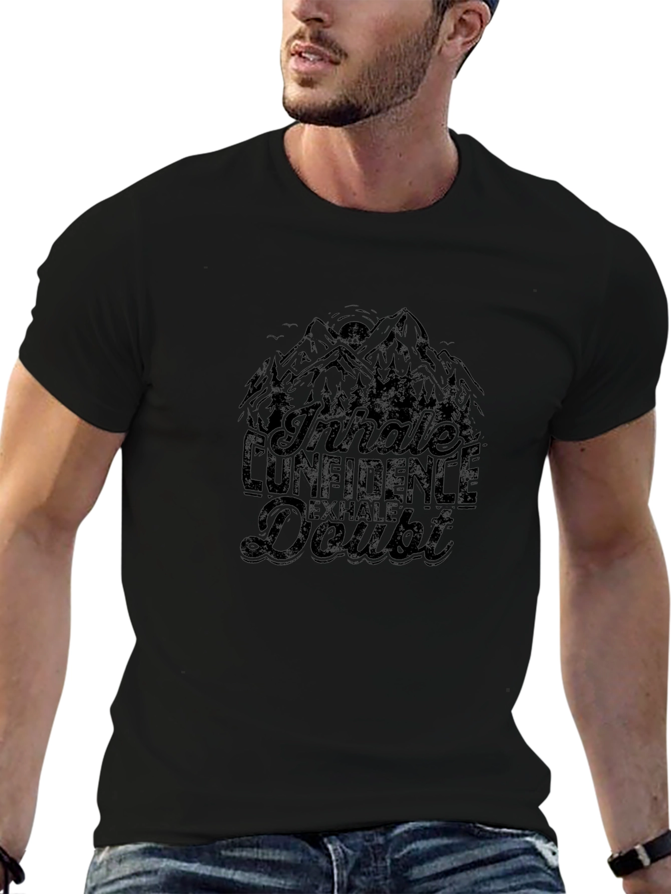 Inhale Confidence T-Shirt - Motivational Design
