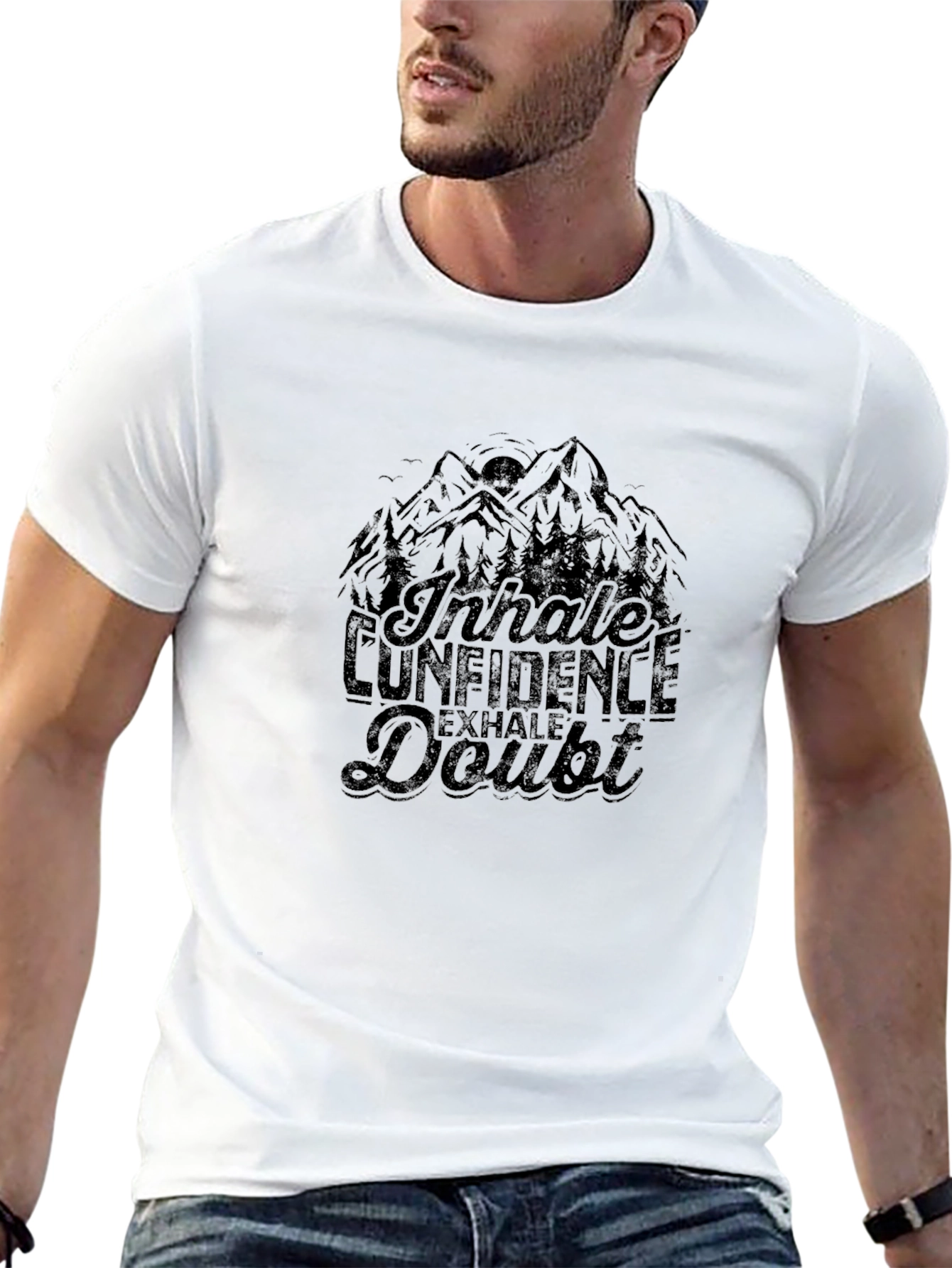 Inhale Confidence T-Shirt - Motivational Design