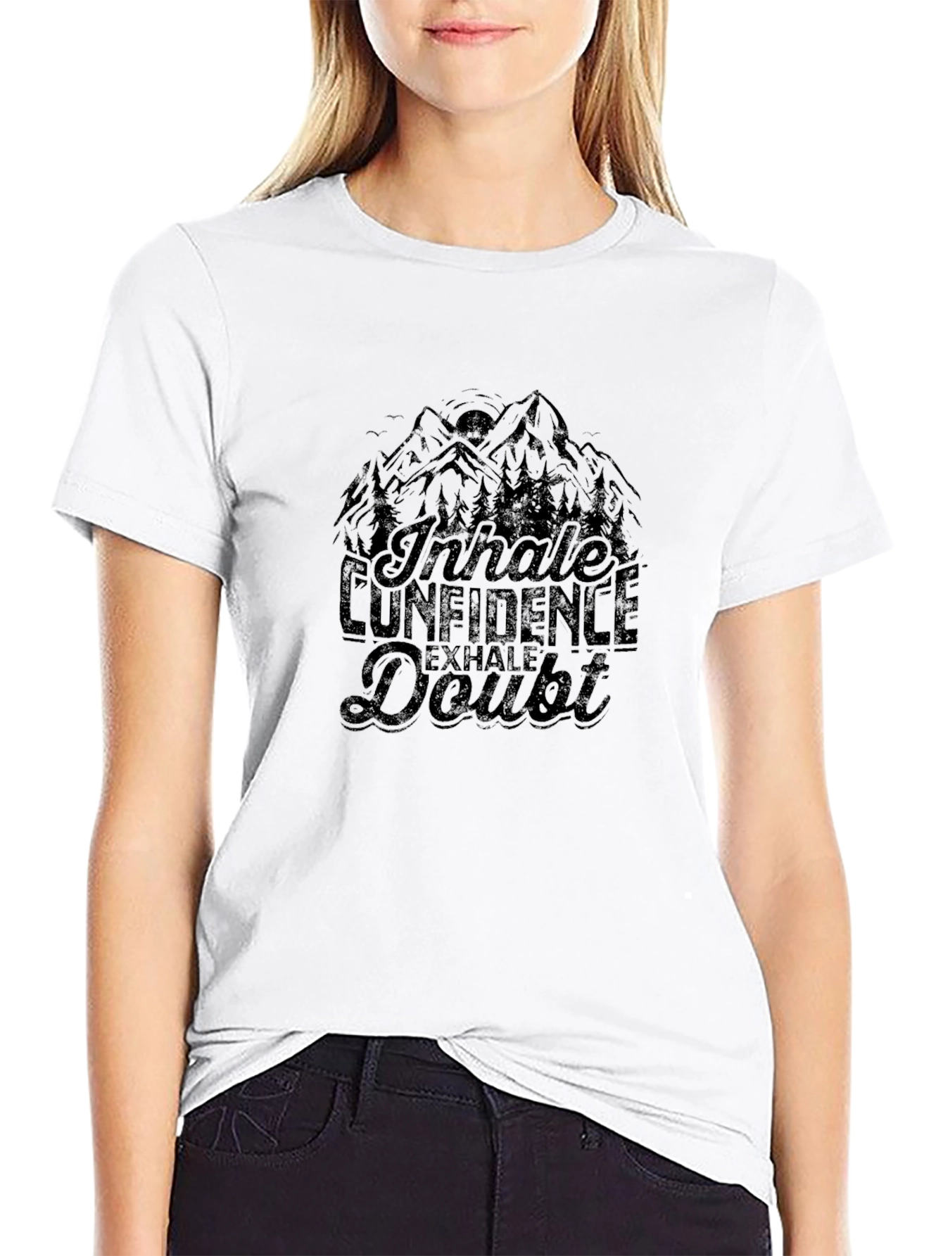 Inhale Confidence T-Shirt - Motivational Design