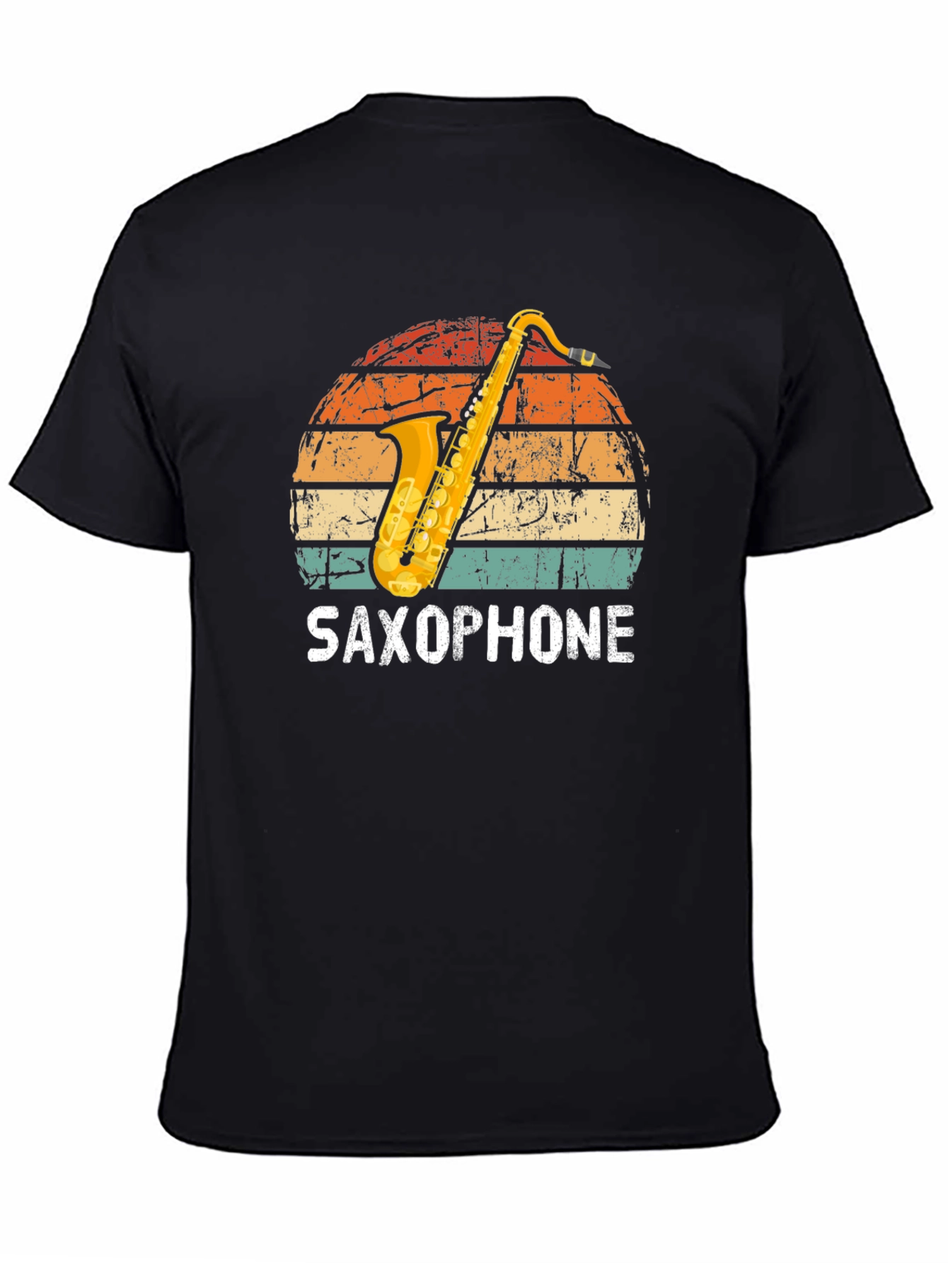 Saxophone Sunset Graphic Tee - Musician T-Shirt