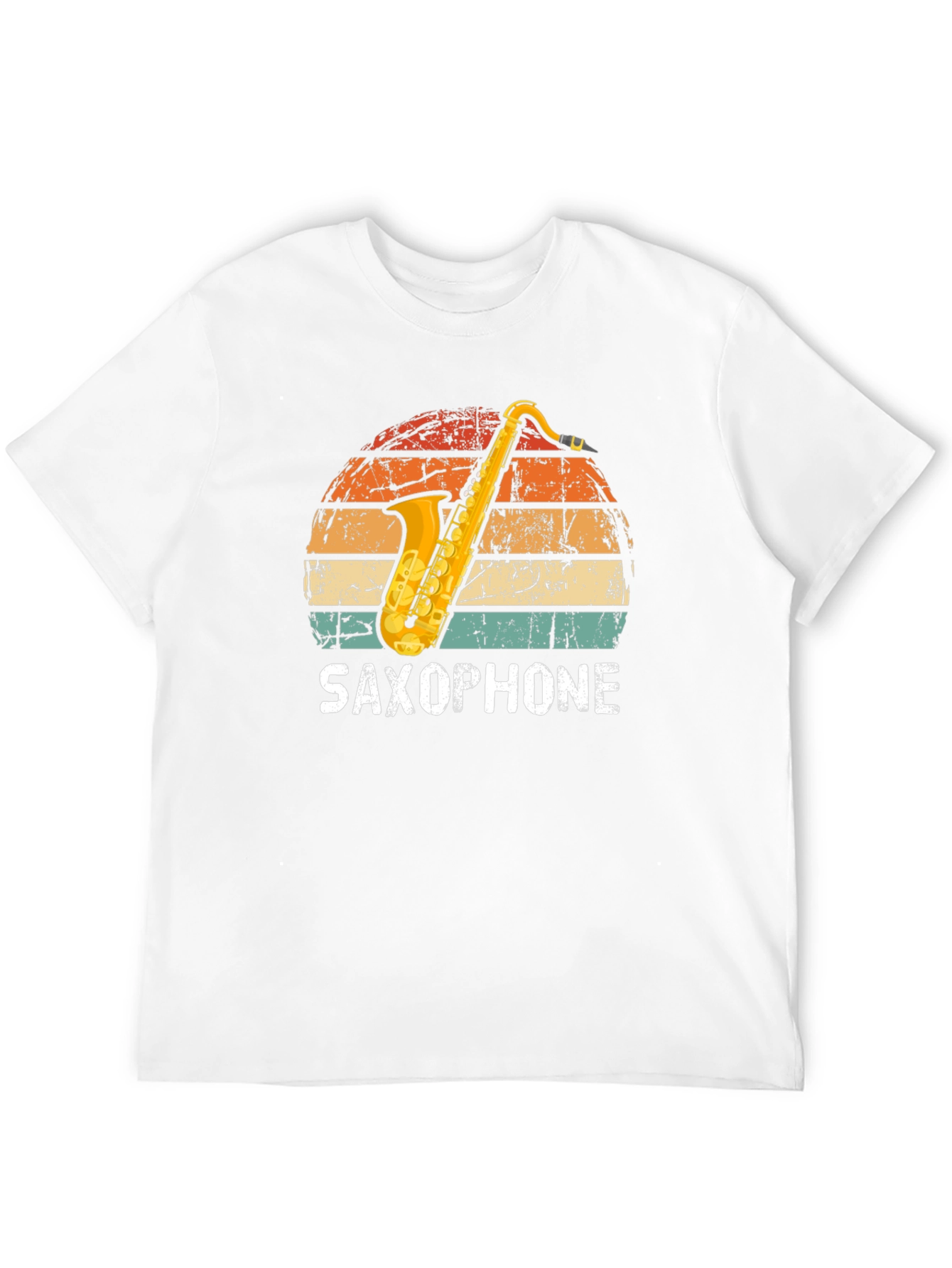 Saxophone Sunset Graphic Tee - Musician T-Shirt
