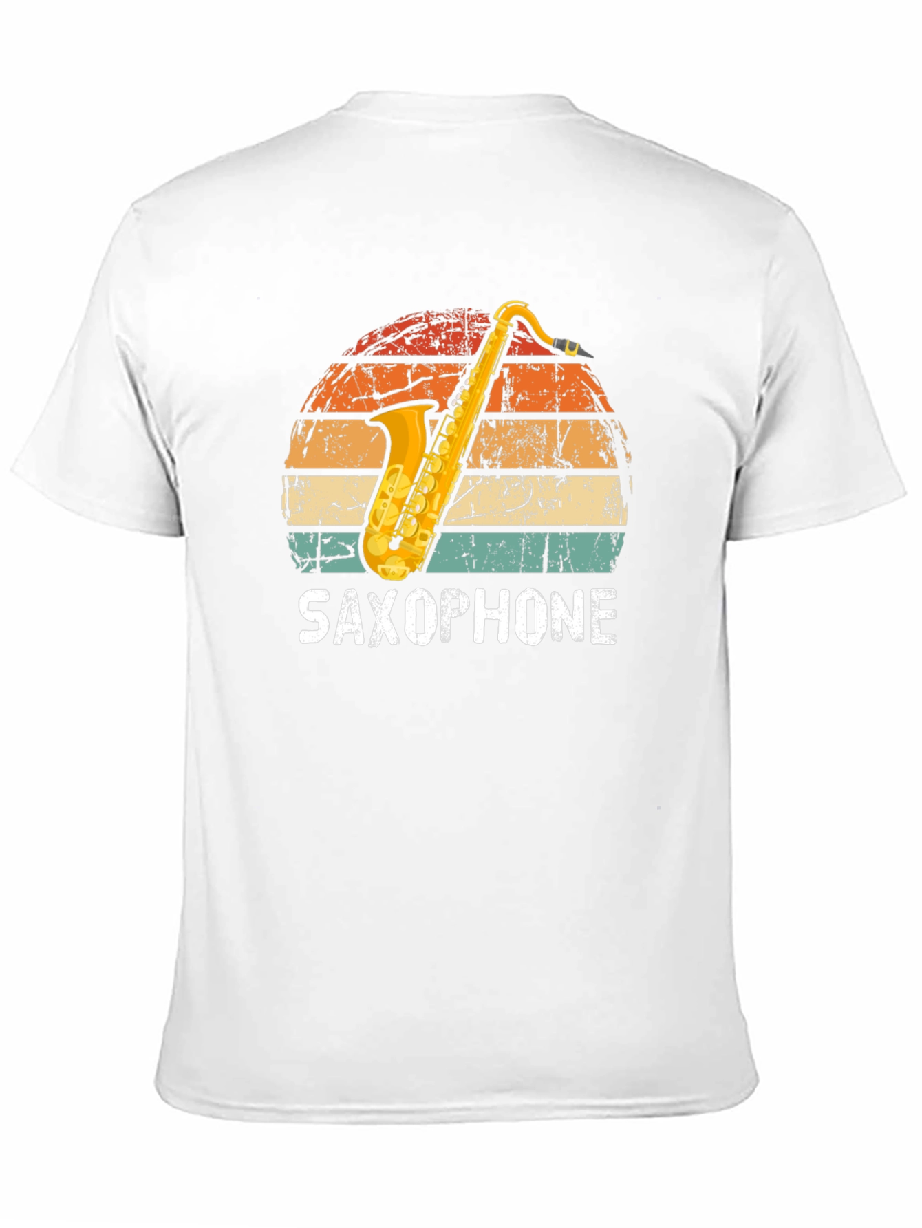 Saxophone Sunset Graphic Tee - Musician T-Shirt