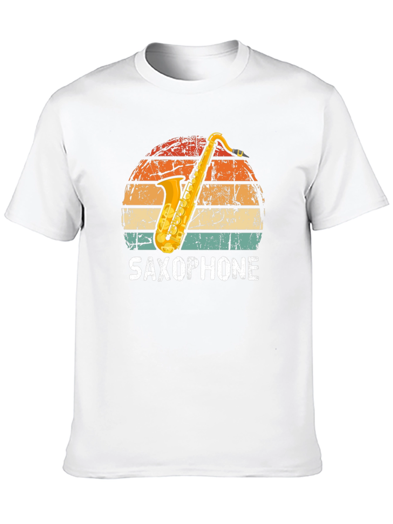 Saxophone Sunset Graphic Tee - Musician T-Shirt