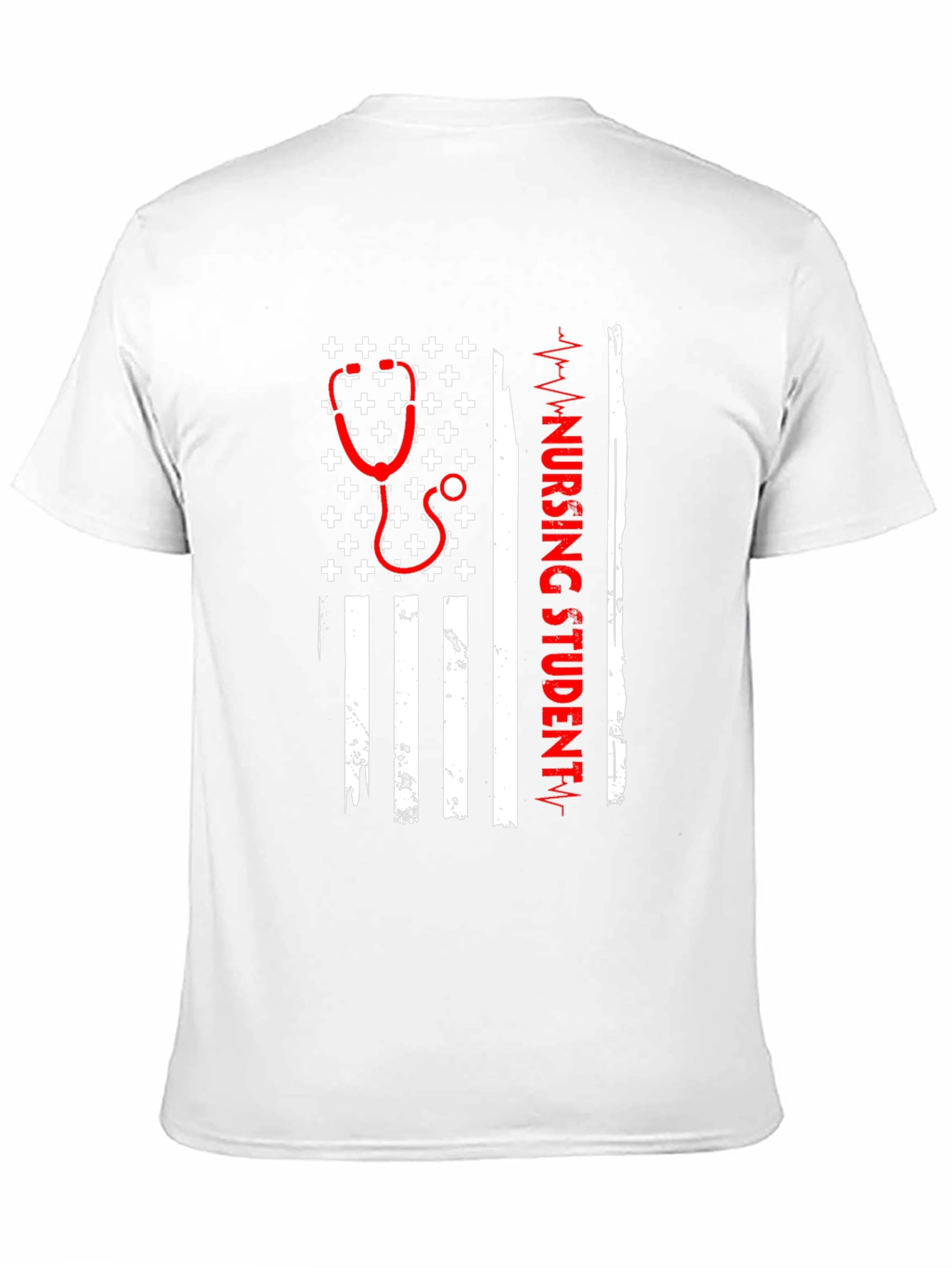Nursing Student American Flag T-Shirt