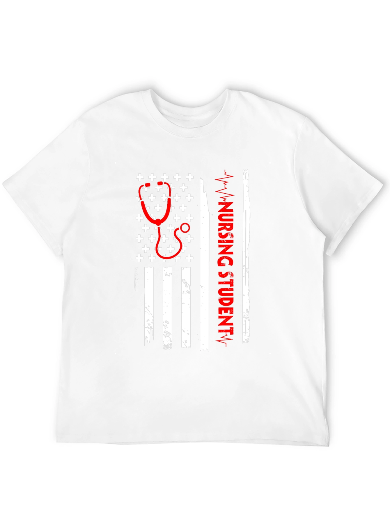 Nursing Student American Flag T-Shirt