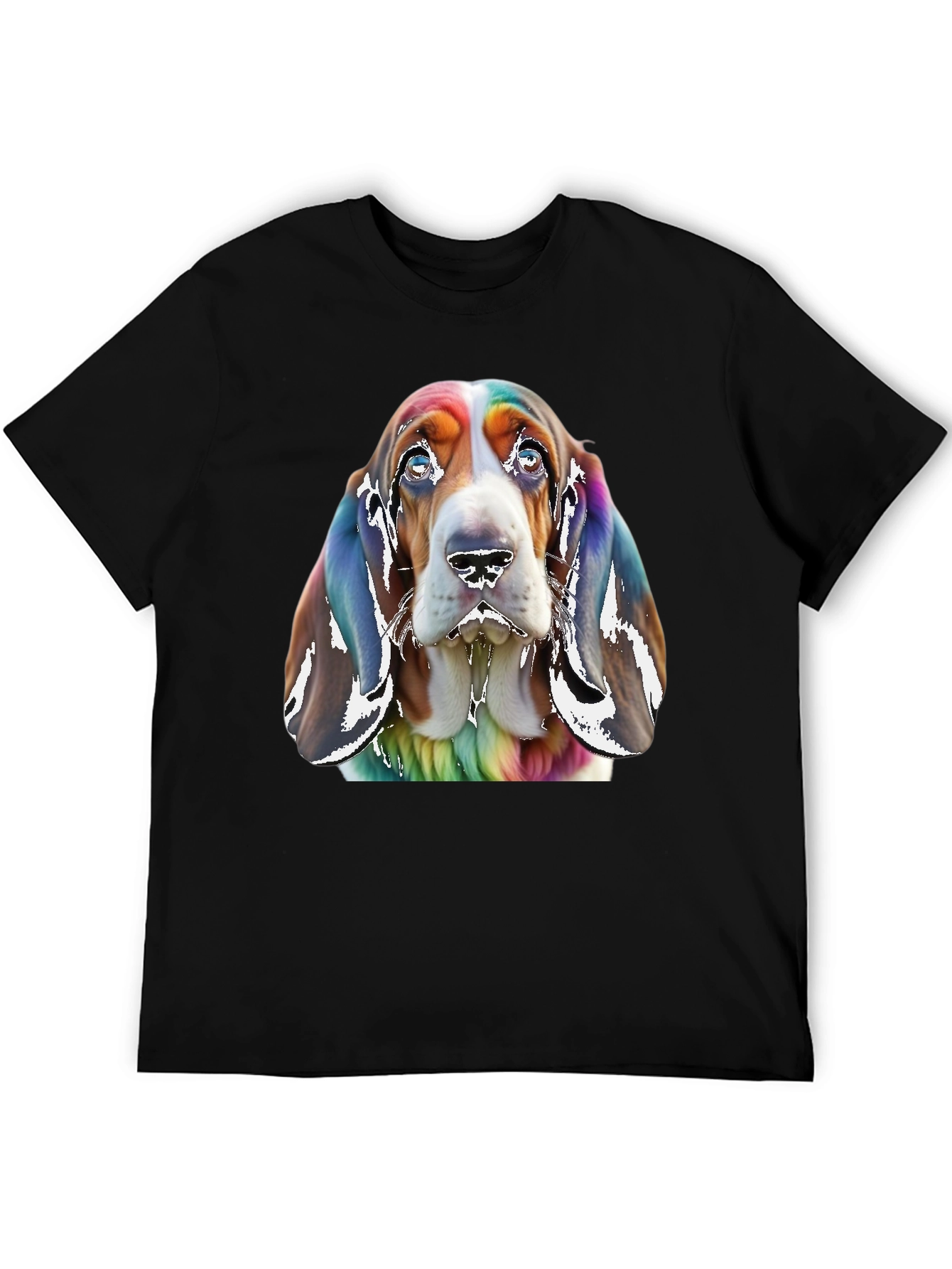 Basset Hound Rainbow T-Shirt