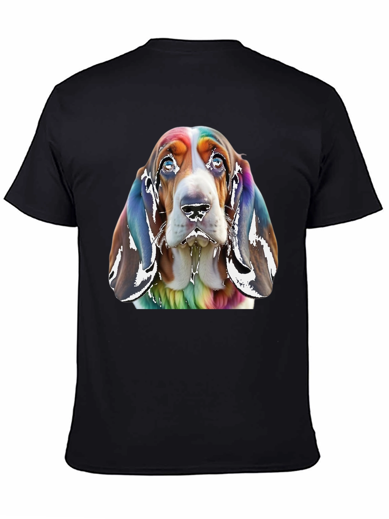 Basset Hound Rainbow T-Shirt