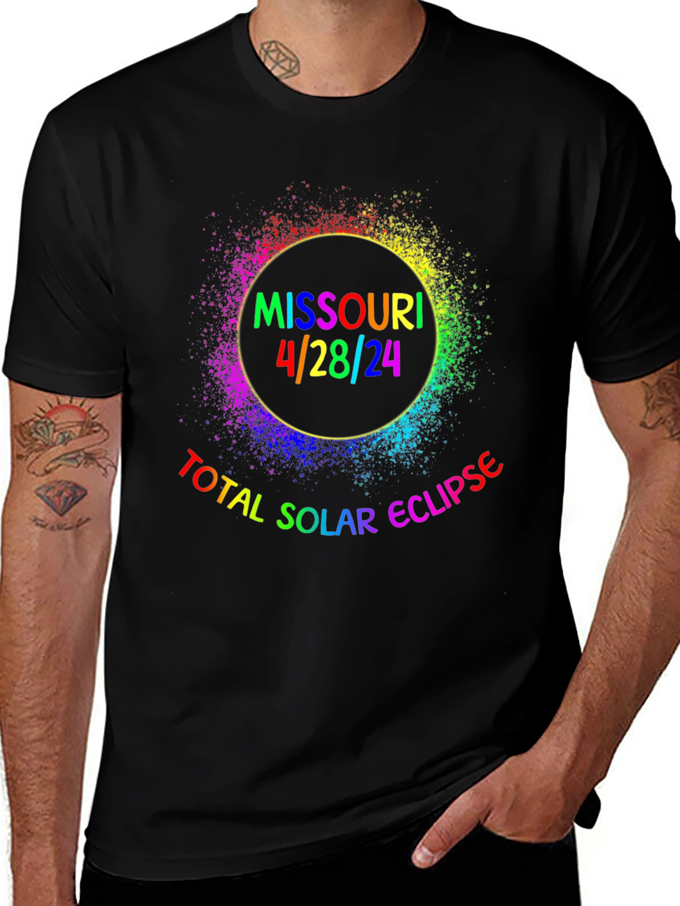 Missouri Total Solar Eclipse 4/28/24 T-Shirt