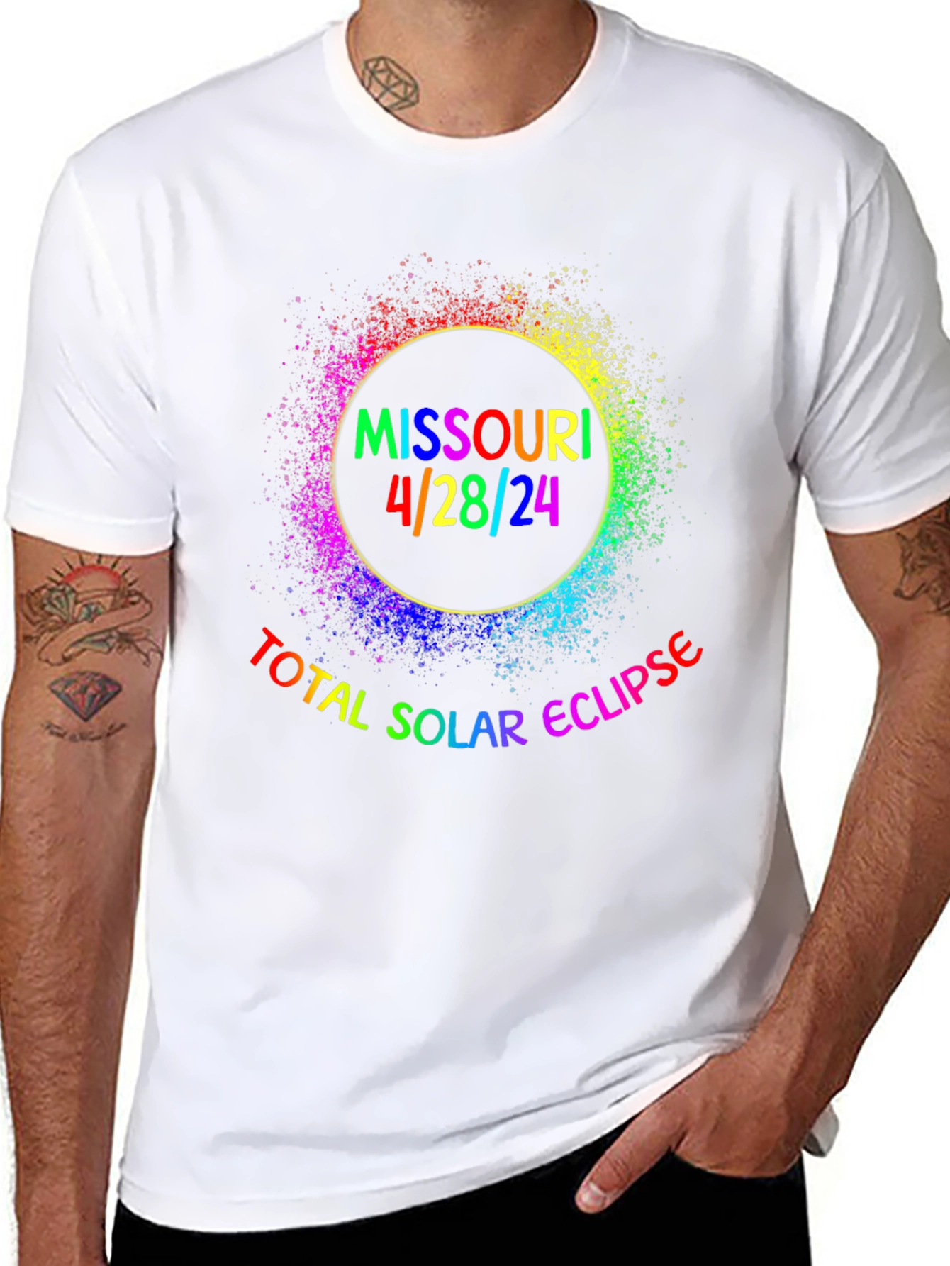 Missouri Total Solar Eclipse 4/28/24 T-Shirt