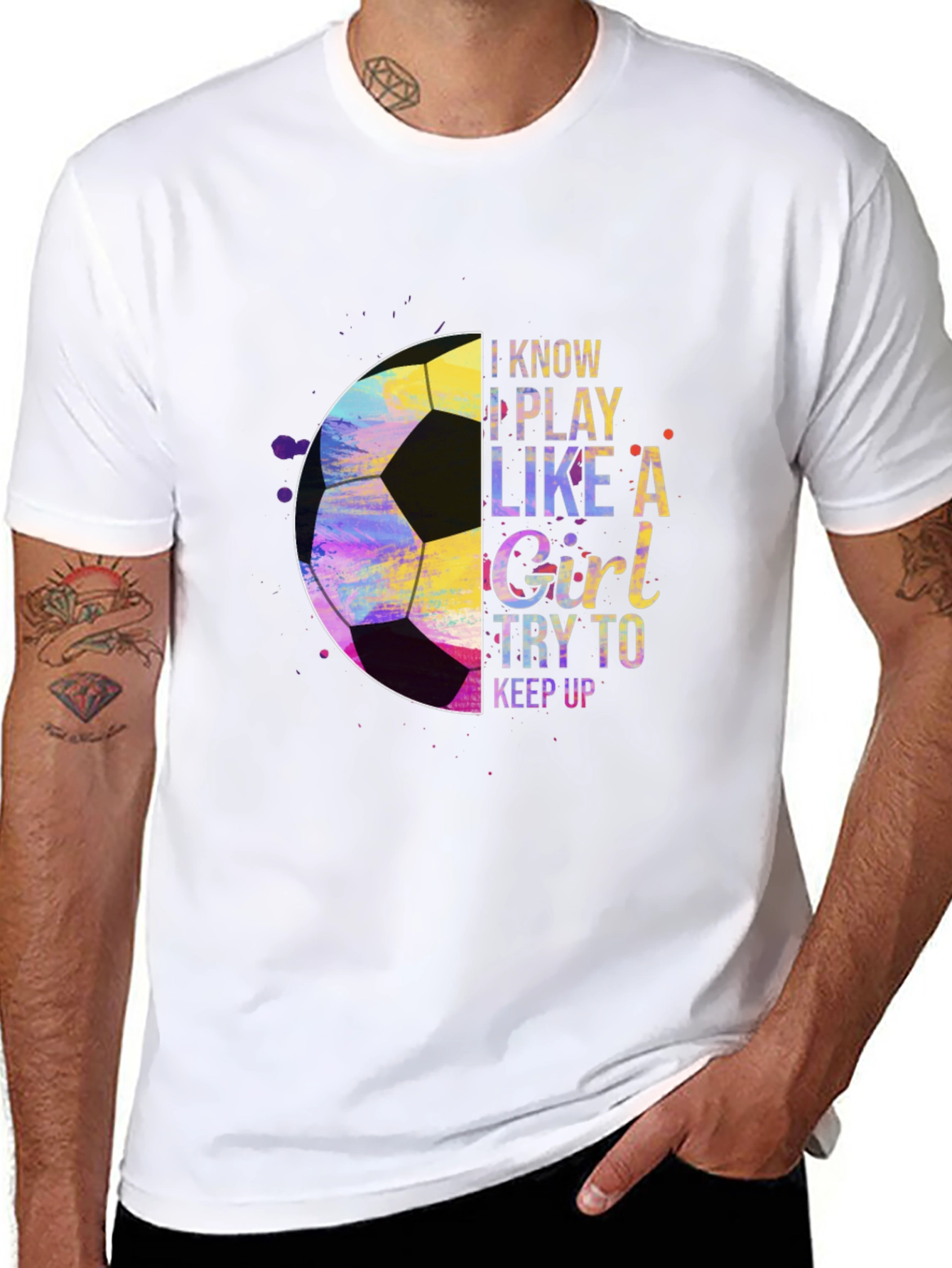 I Play Like a Girl Soccer T-Shirt