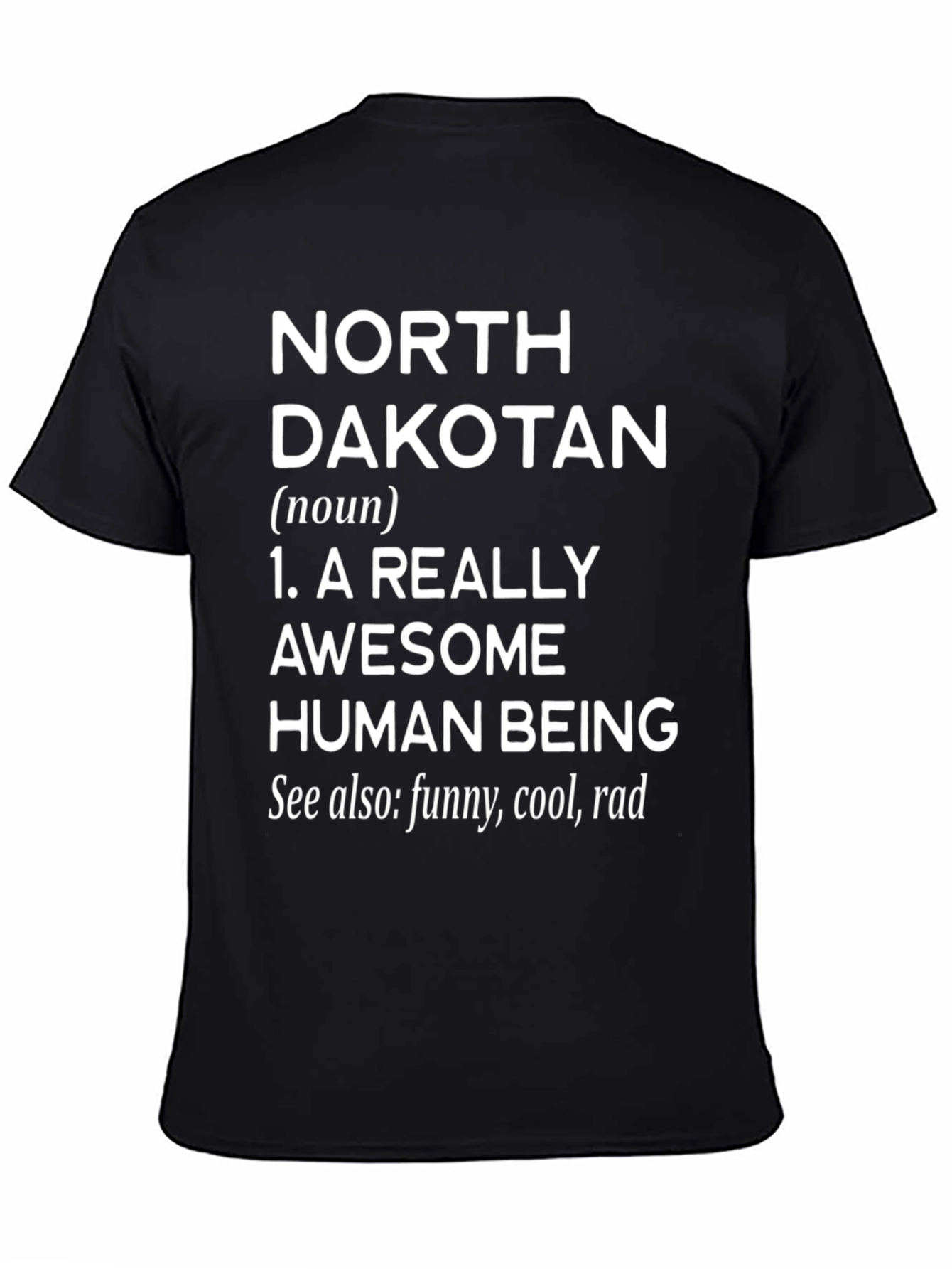 North Dakotan Awesome Human Being Graphic Tee