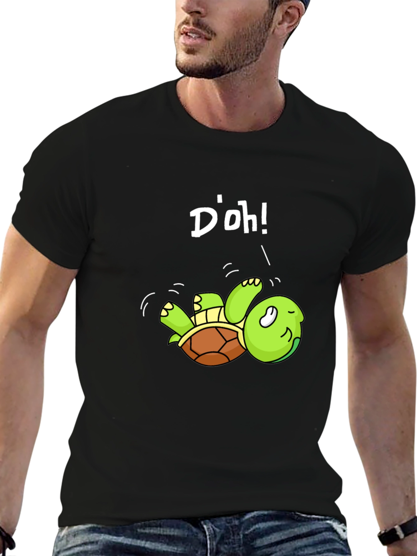 Doh Turtle T-Shirt - Funny Cartoon Turtle Tee
