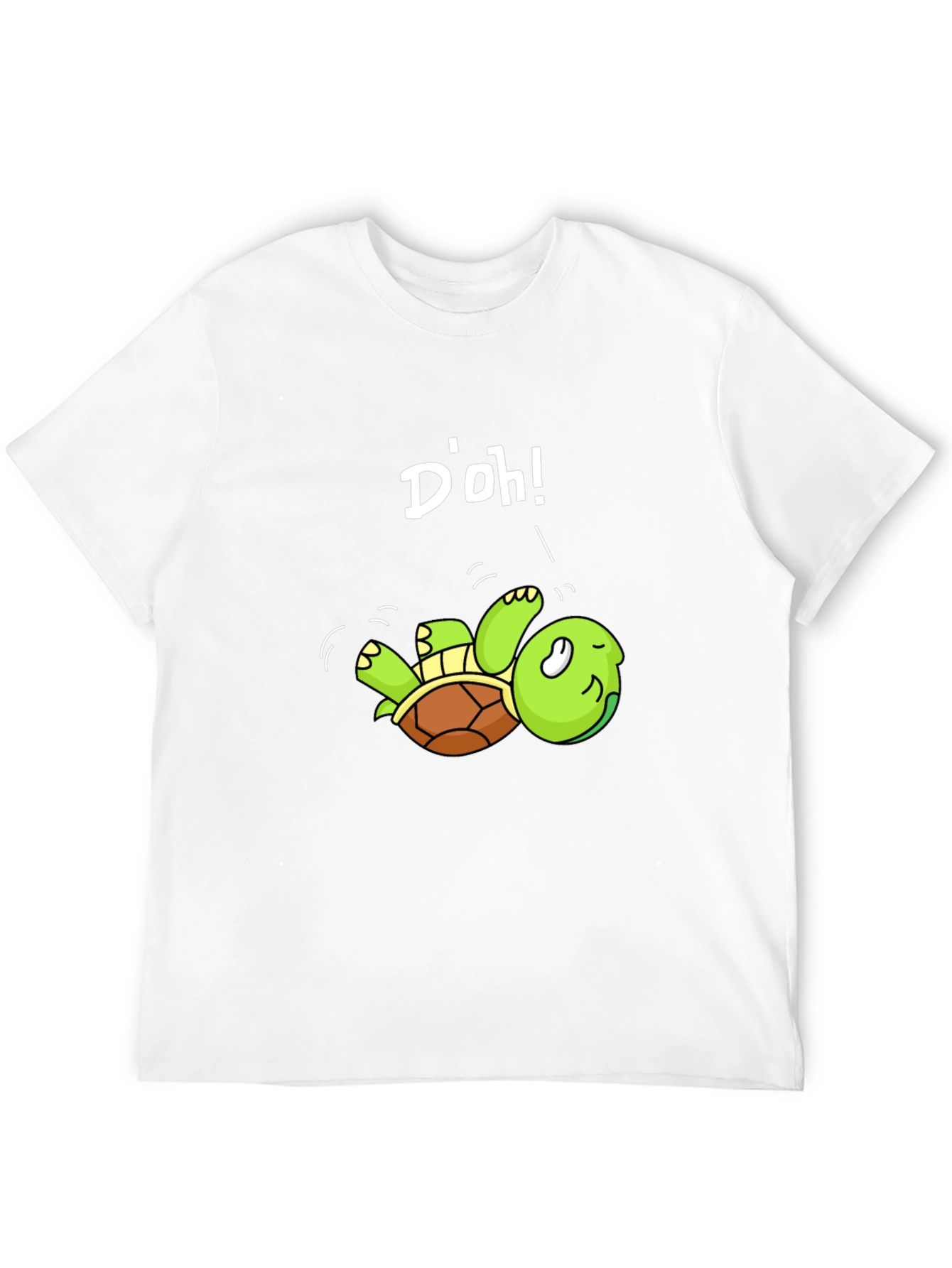 Doh Turtle T-Shirt - Funny Cartoon Turtle Tee