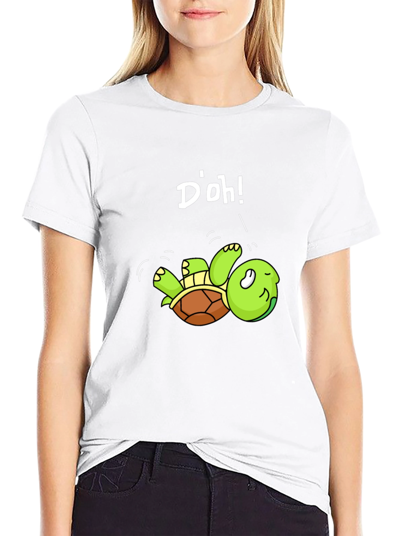 Doh Turtle T-Shirt - Funny Cartoon Turtle Tee