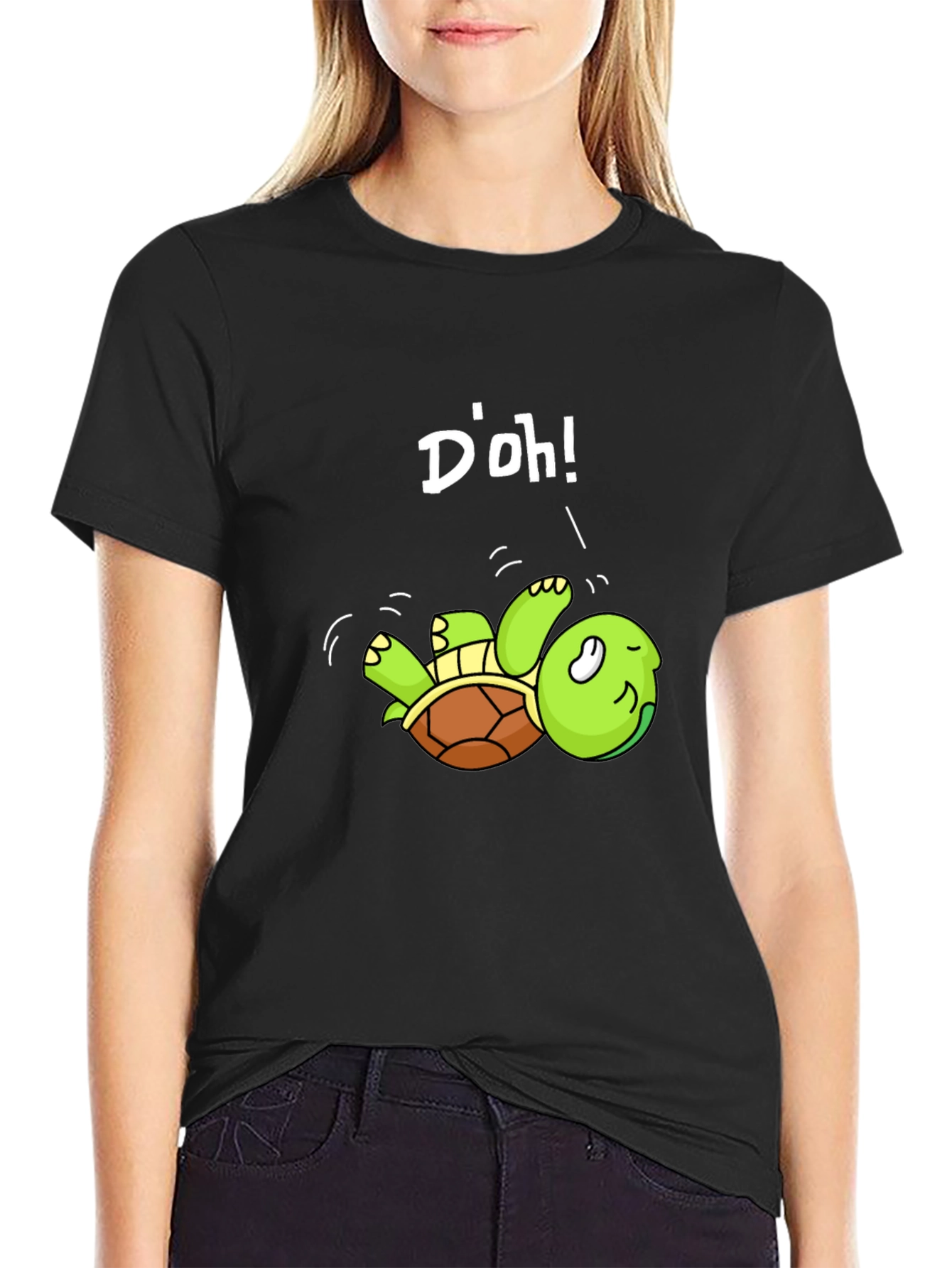 Doh Turtle T-Shirt - Funny Cartoon Turtle Tee