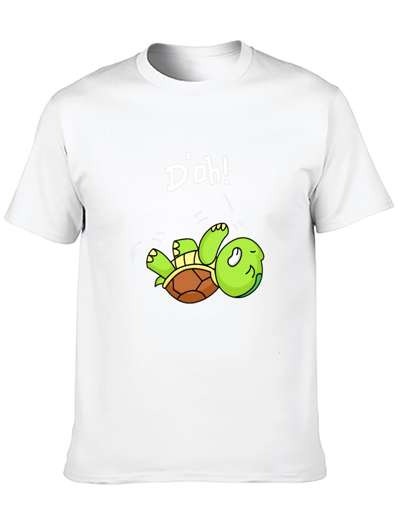 Doh Turtle T-Shirt - Funny Cartoon Turtle Tee