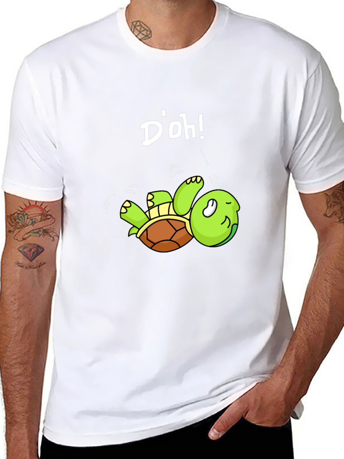 Doh Turtle T-Shirt - Funny Cartoon Turtle Tee