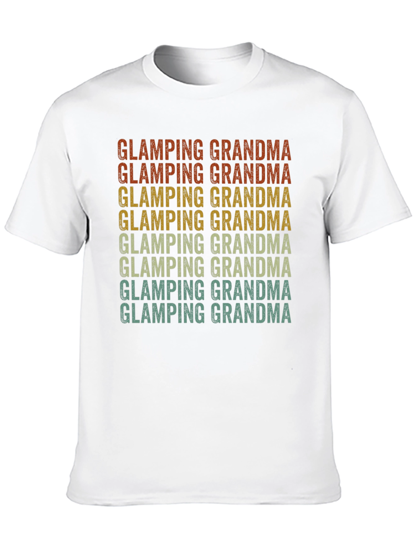 Glamping Grandma Retro T-Shirt