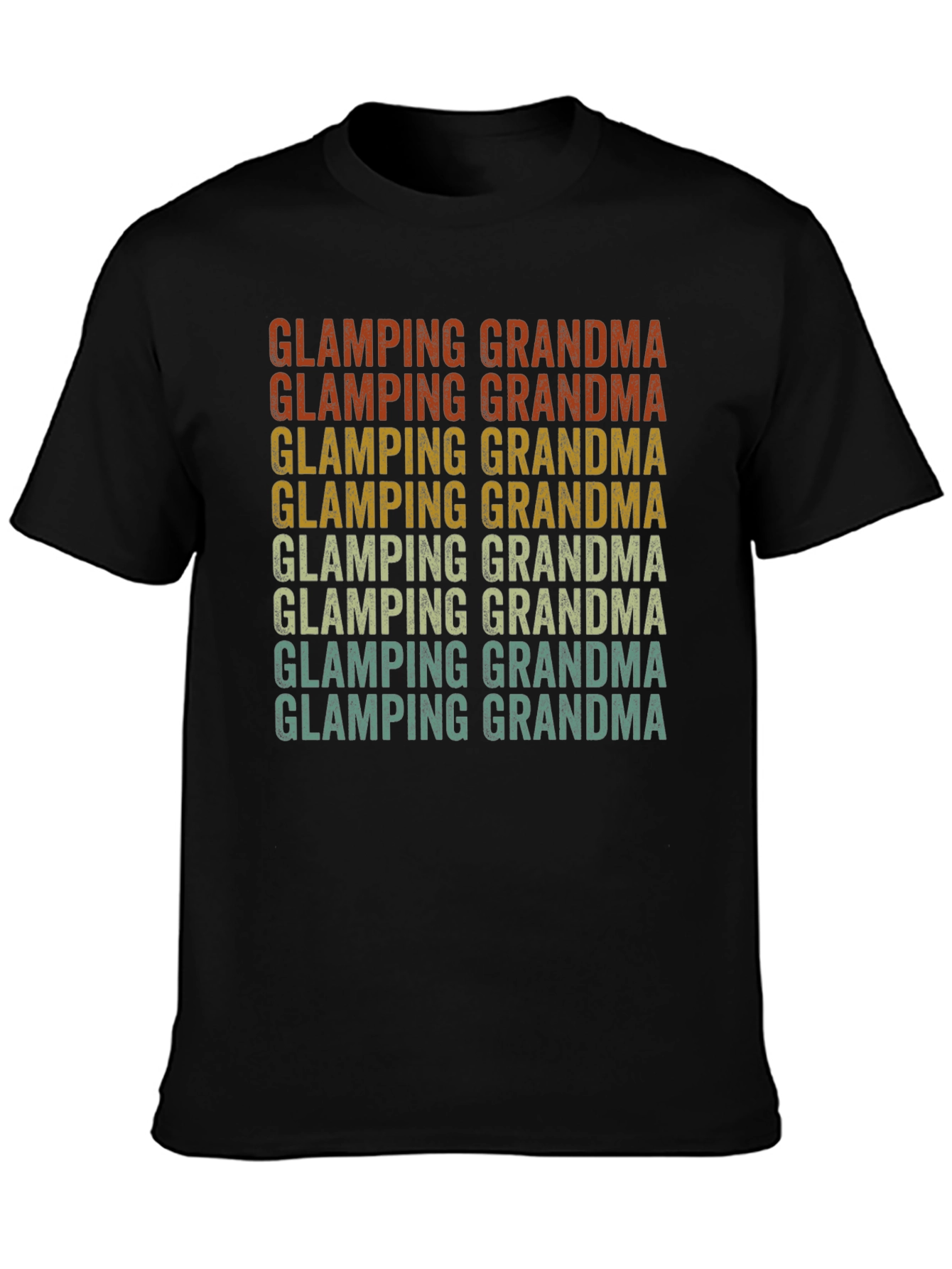 Glamping Grandma Retro T-Shirt