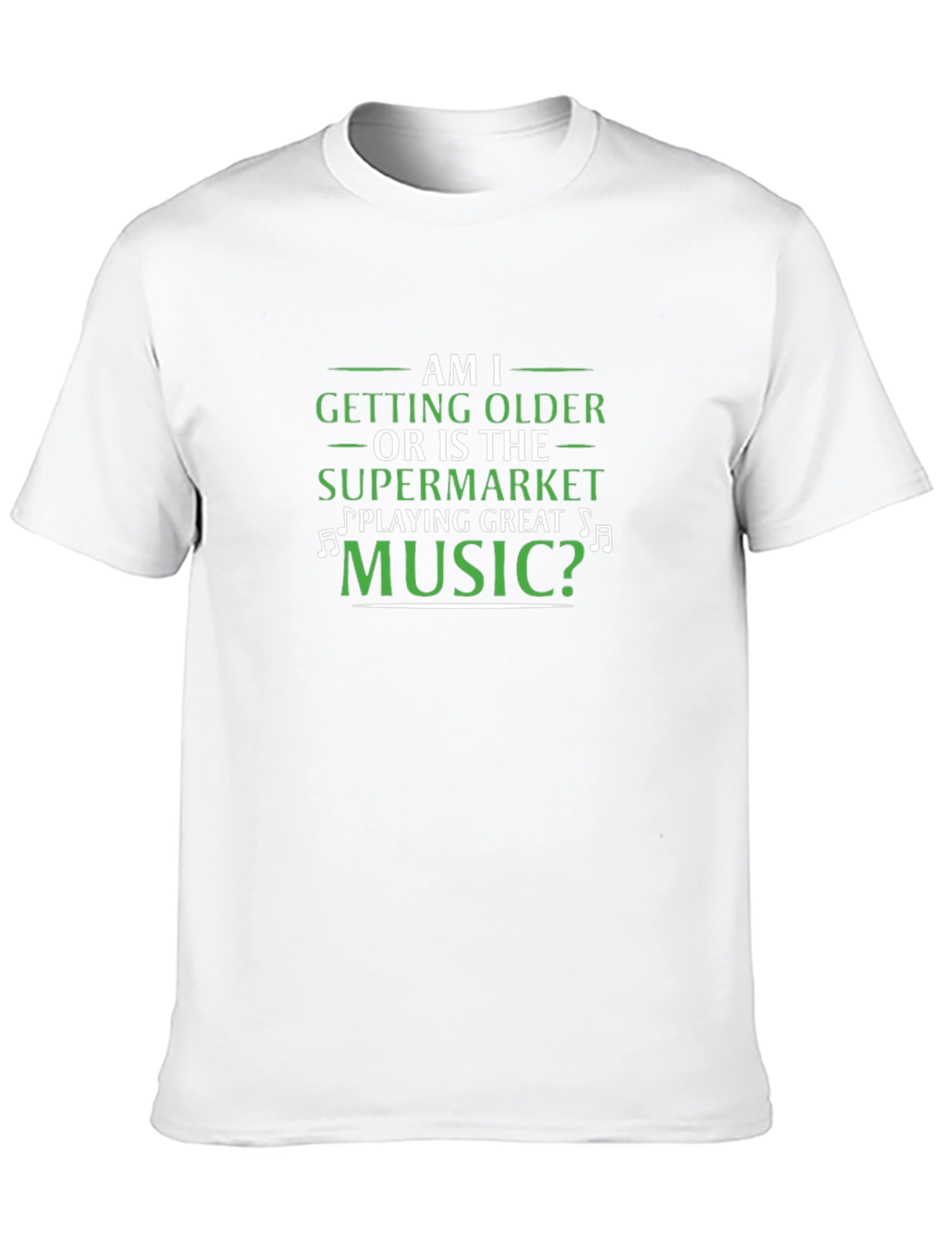 Funny Music Lover T-Shirt for Older People