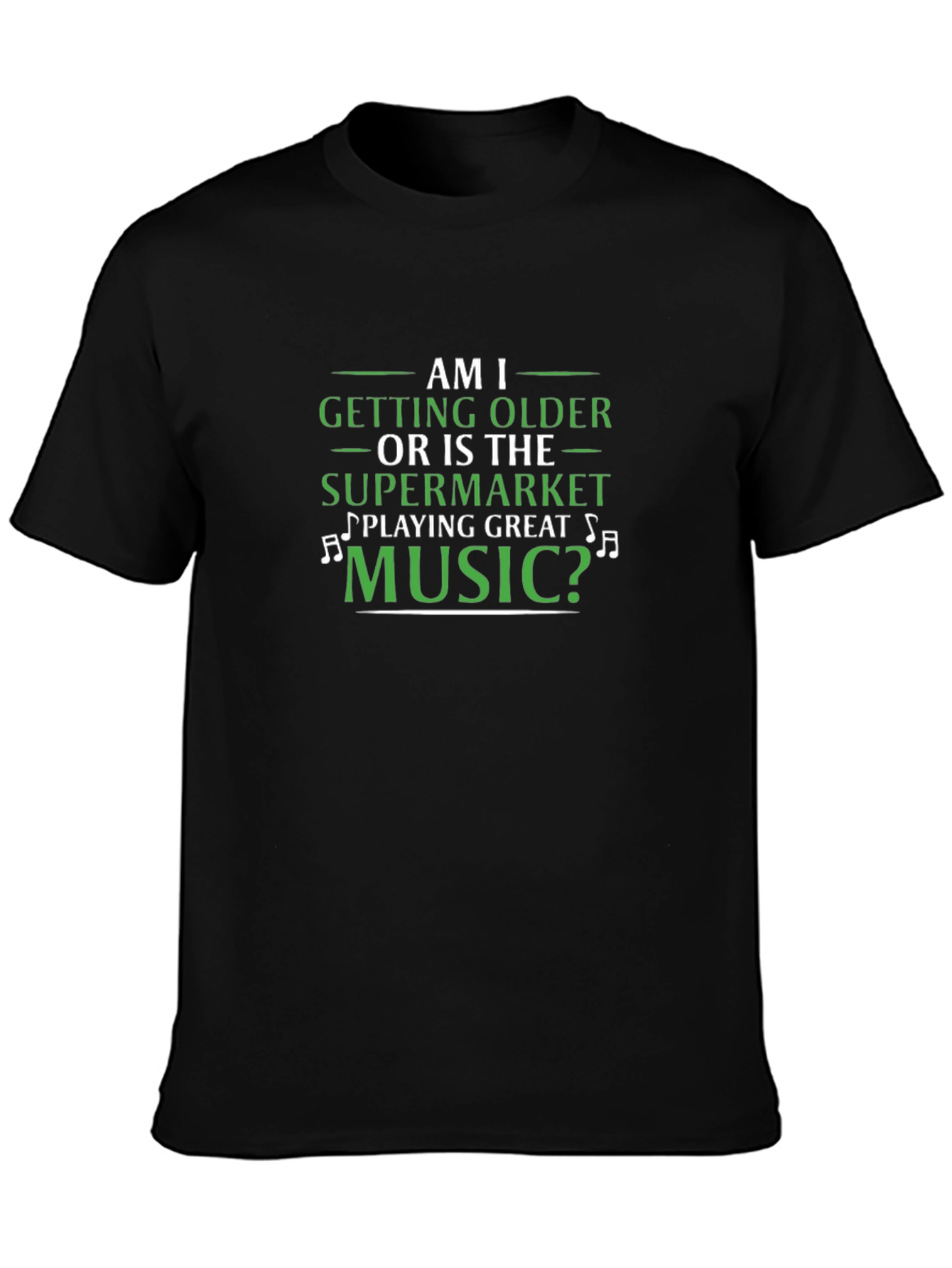 Funny Music Lover T-Shirt for Older People
