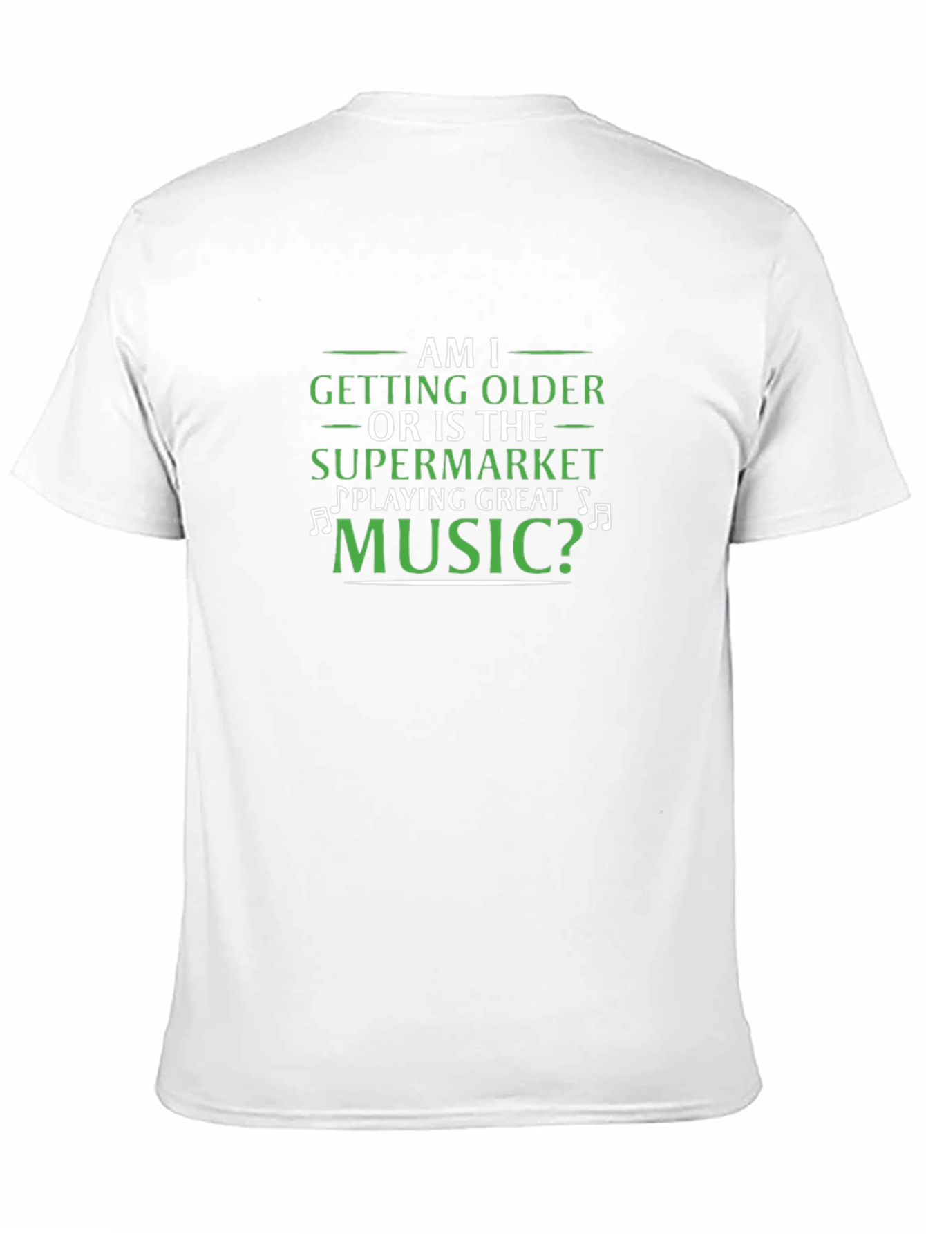 Funny Music Lover T-Shirt for Older People