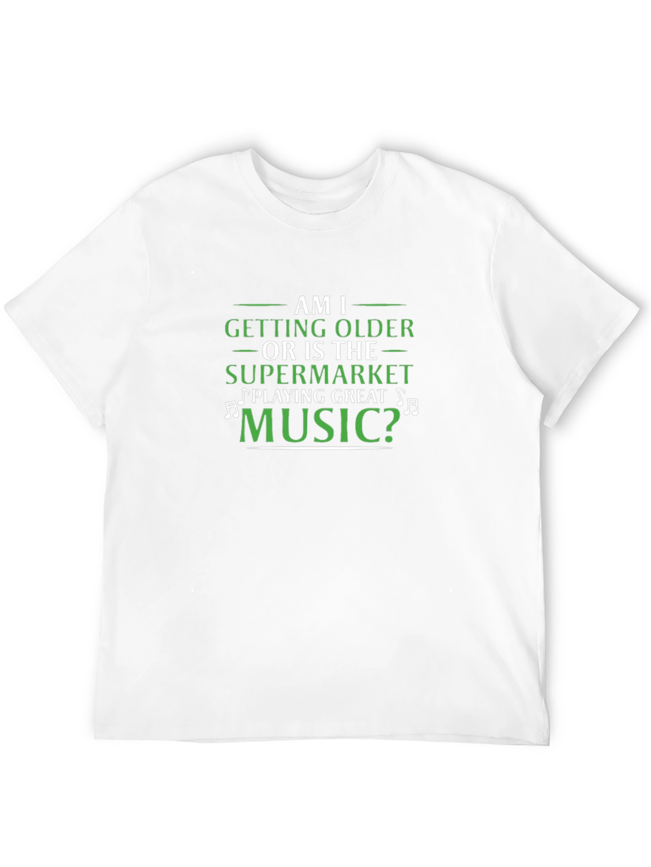 Funny Music Lover T-Shirt for Older People