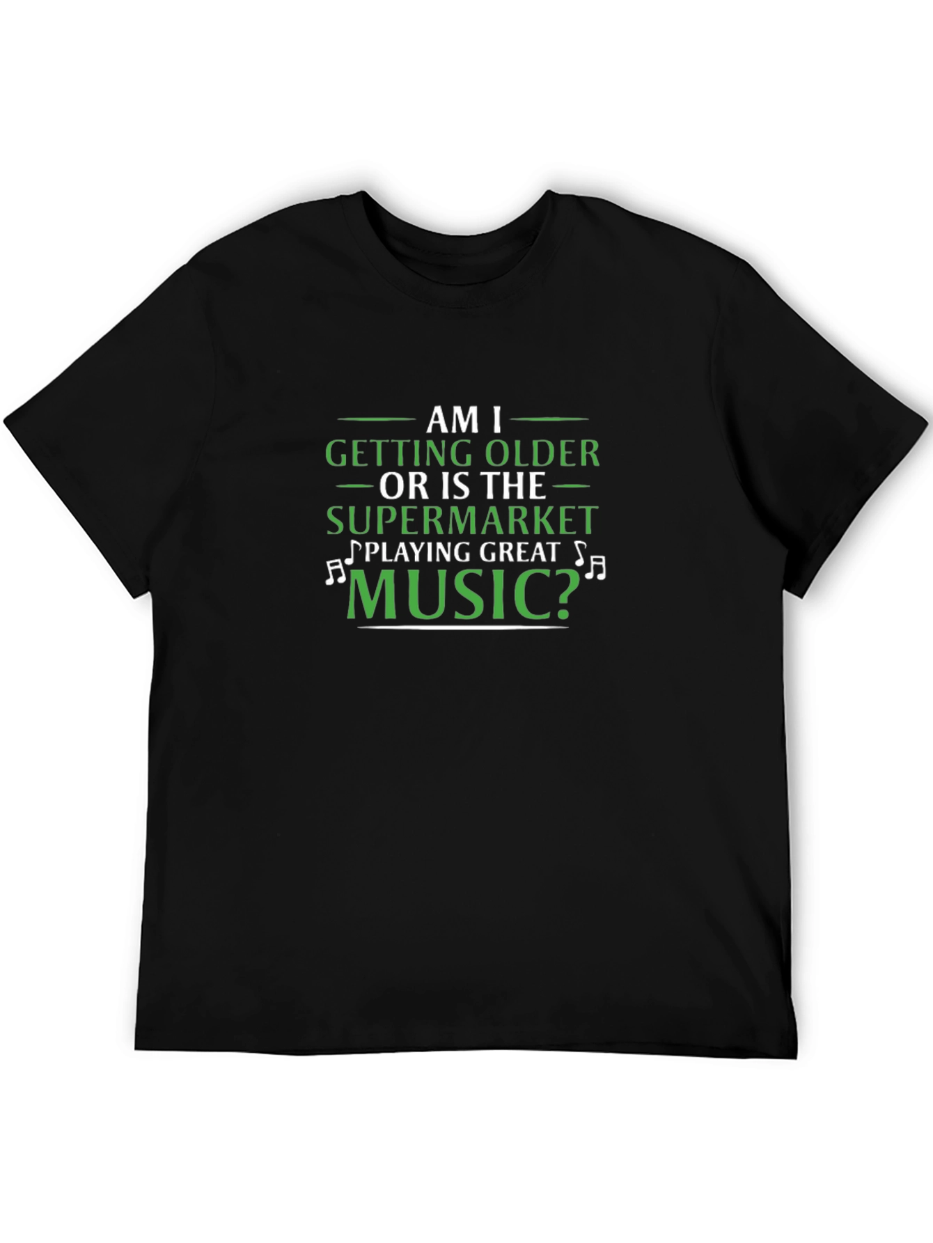 Funny Music Lover T-Shirt for Older People