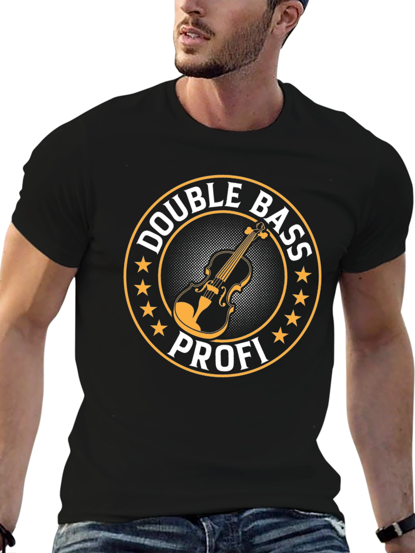 Double Bass Profi T-Shirt - Musician Gift