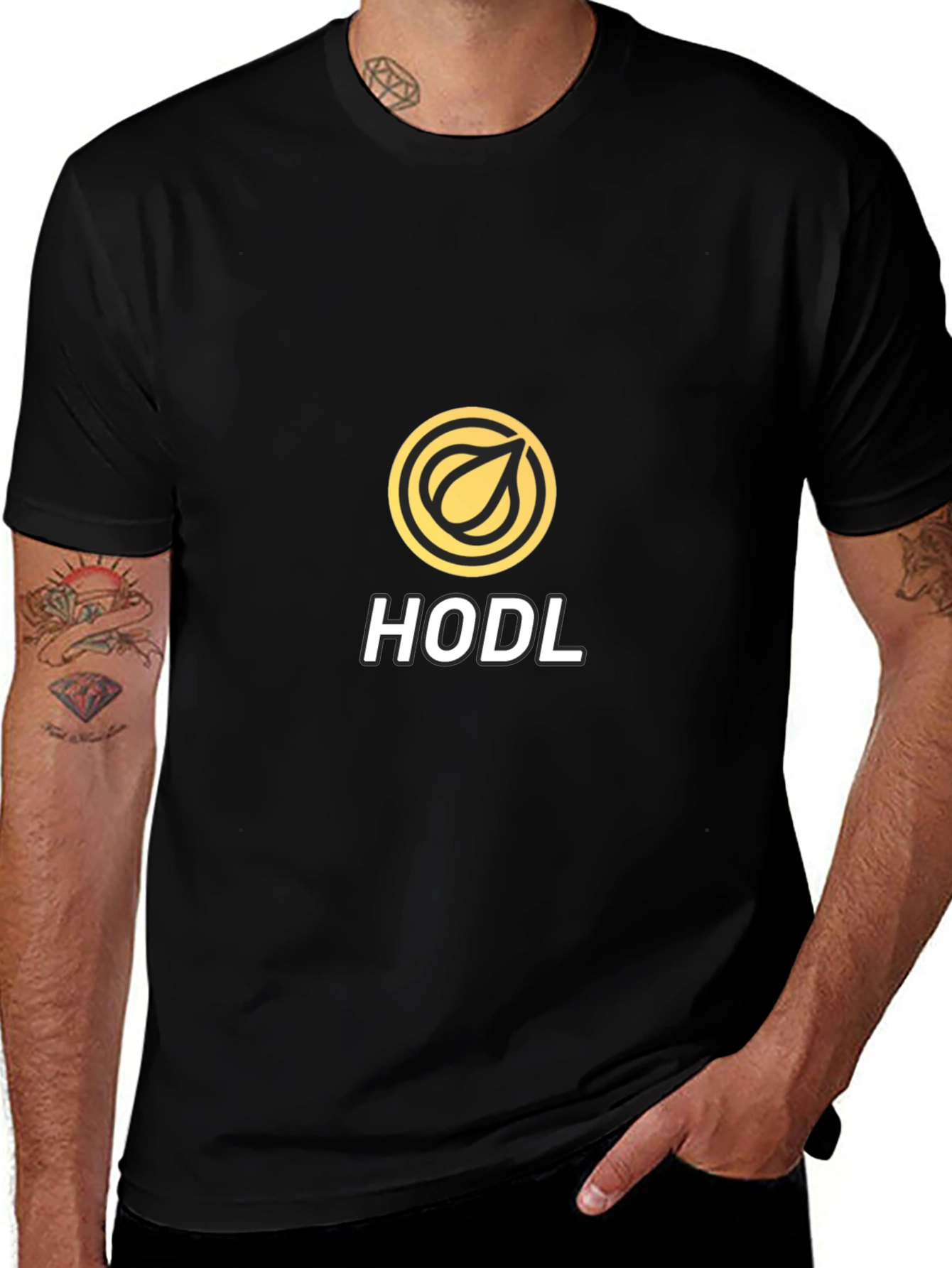 HODL Crypto T-Shirt - Black Bitcoin Tee